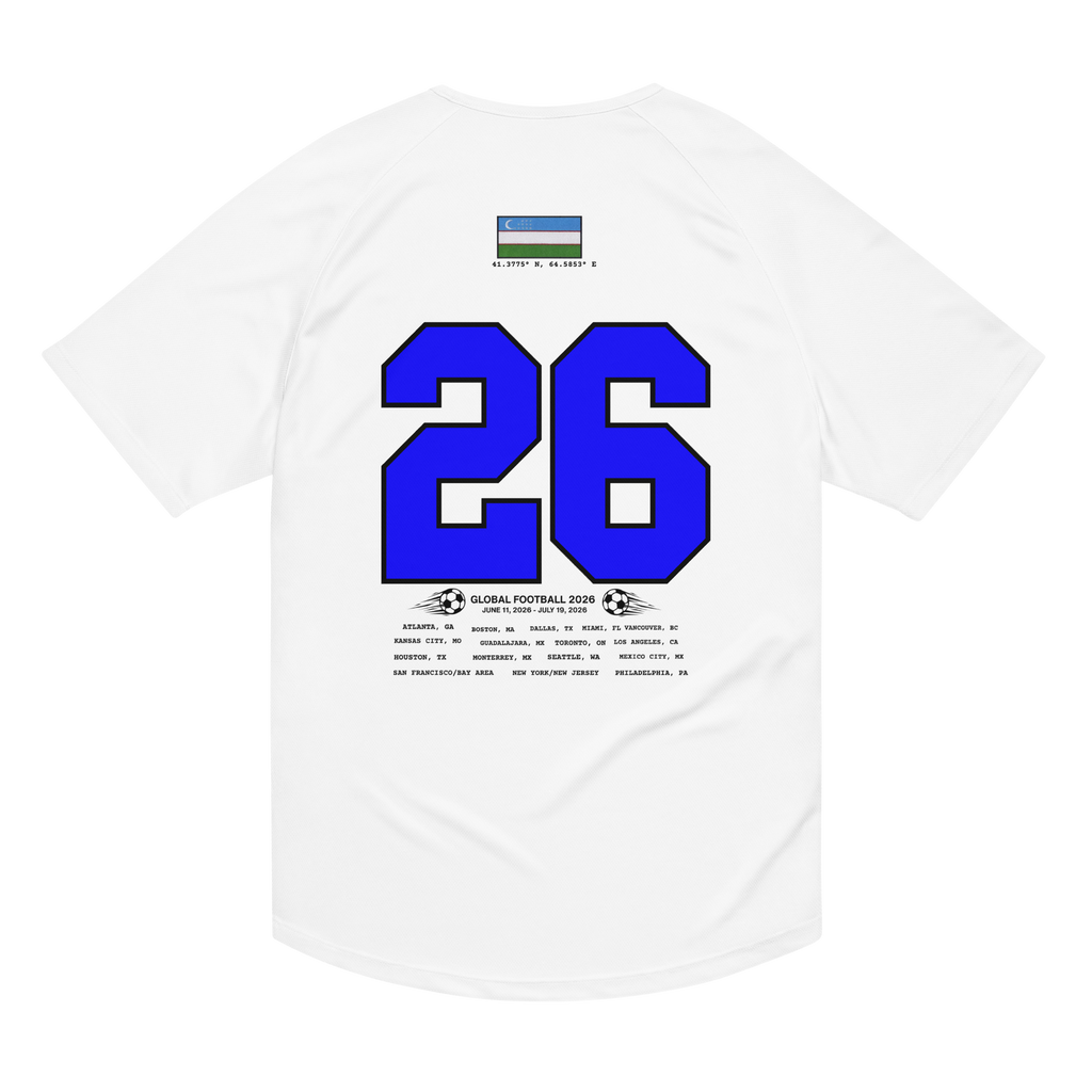 UZBEKISTAN 2026 Streetwear Soccer Jersey