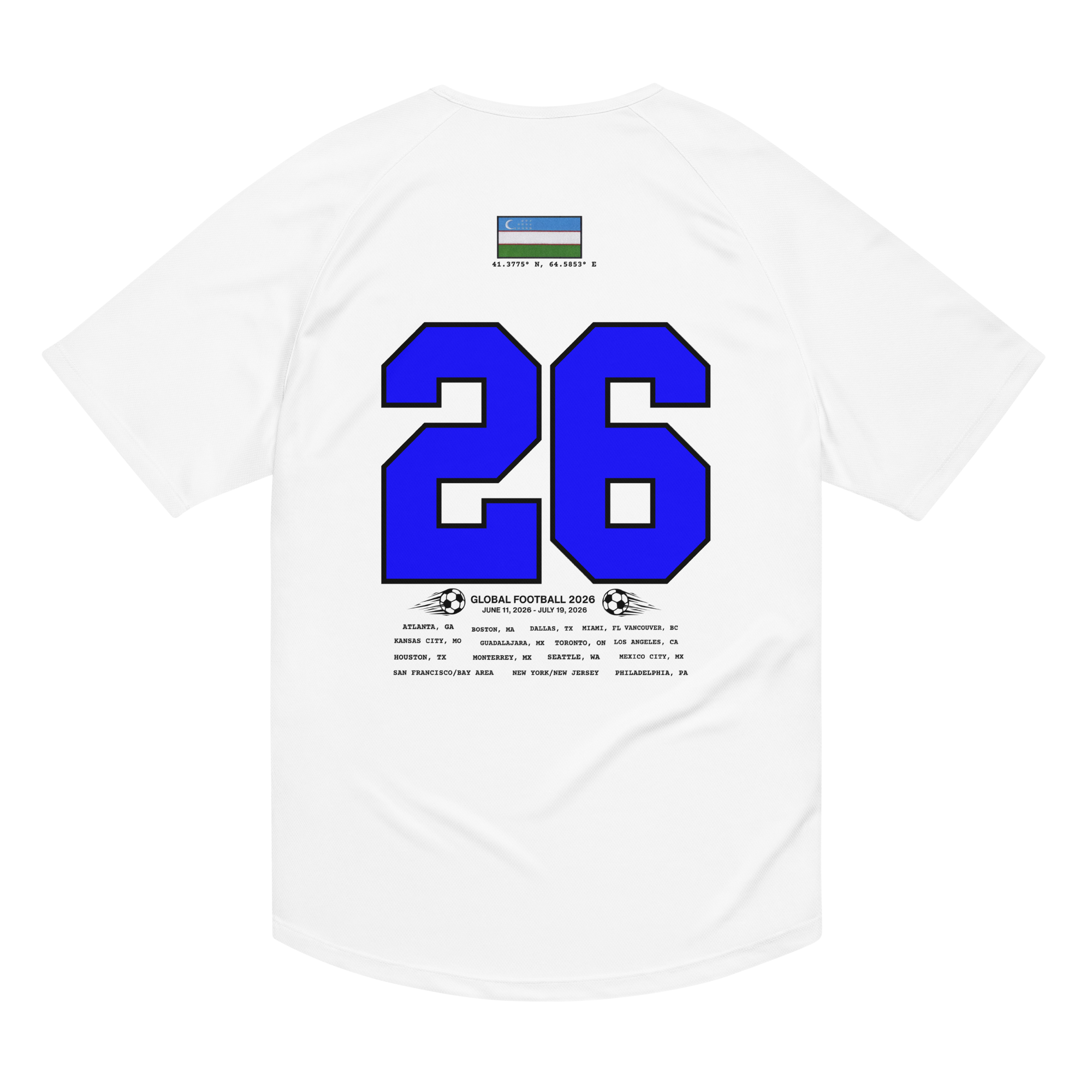 UZBEKISTAN 2026 Streetwear Soccer Jersey