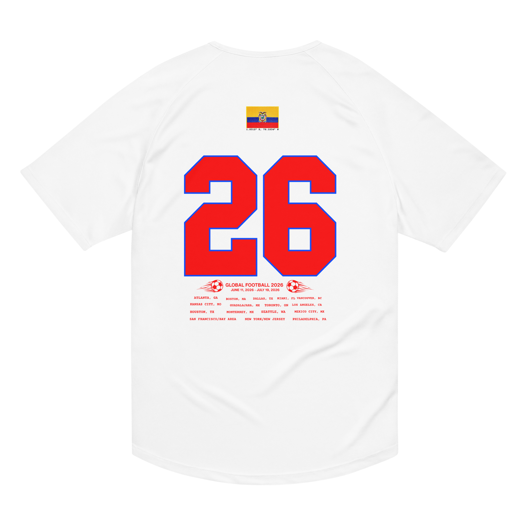 Ecuador 2026 Streetwear Soccer Jersey