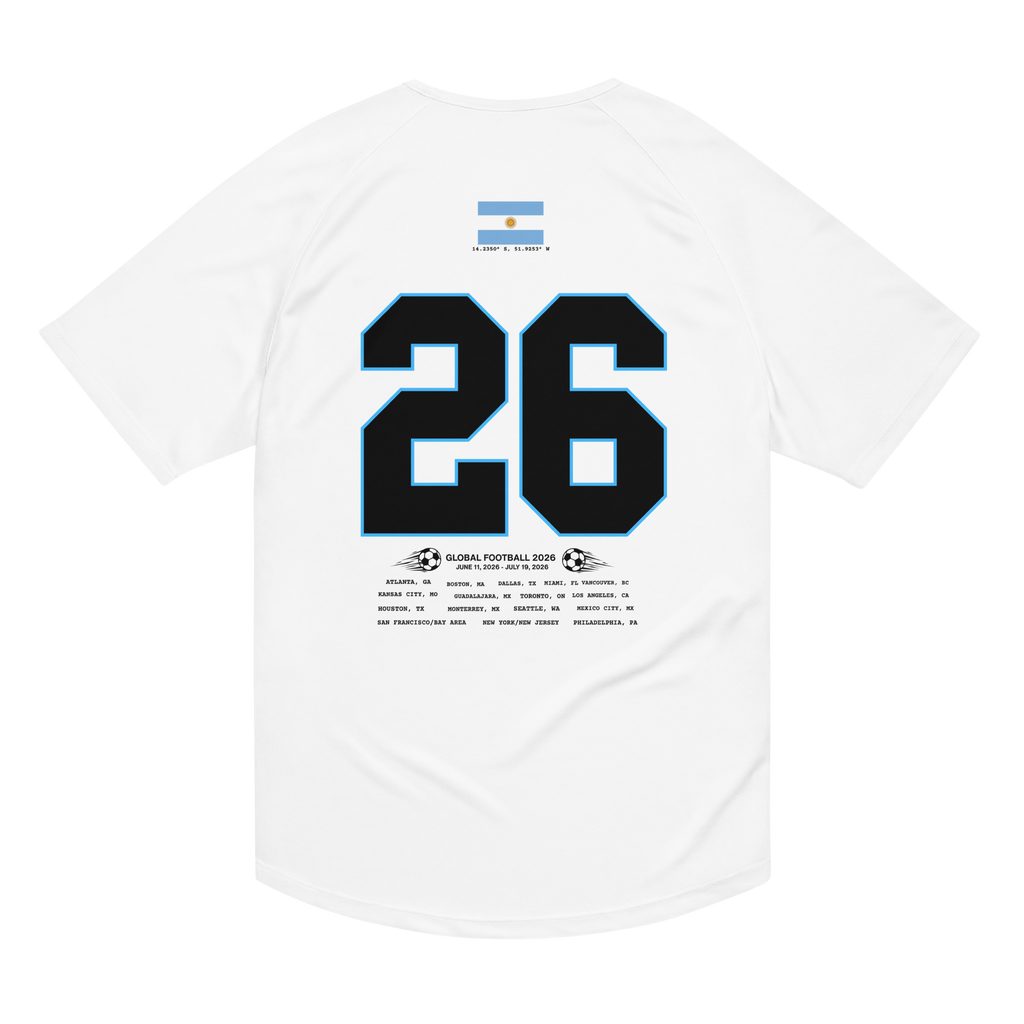 Argentina 2026 Streetwear Soccer Jersey