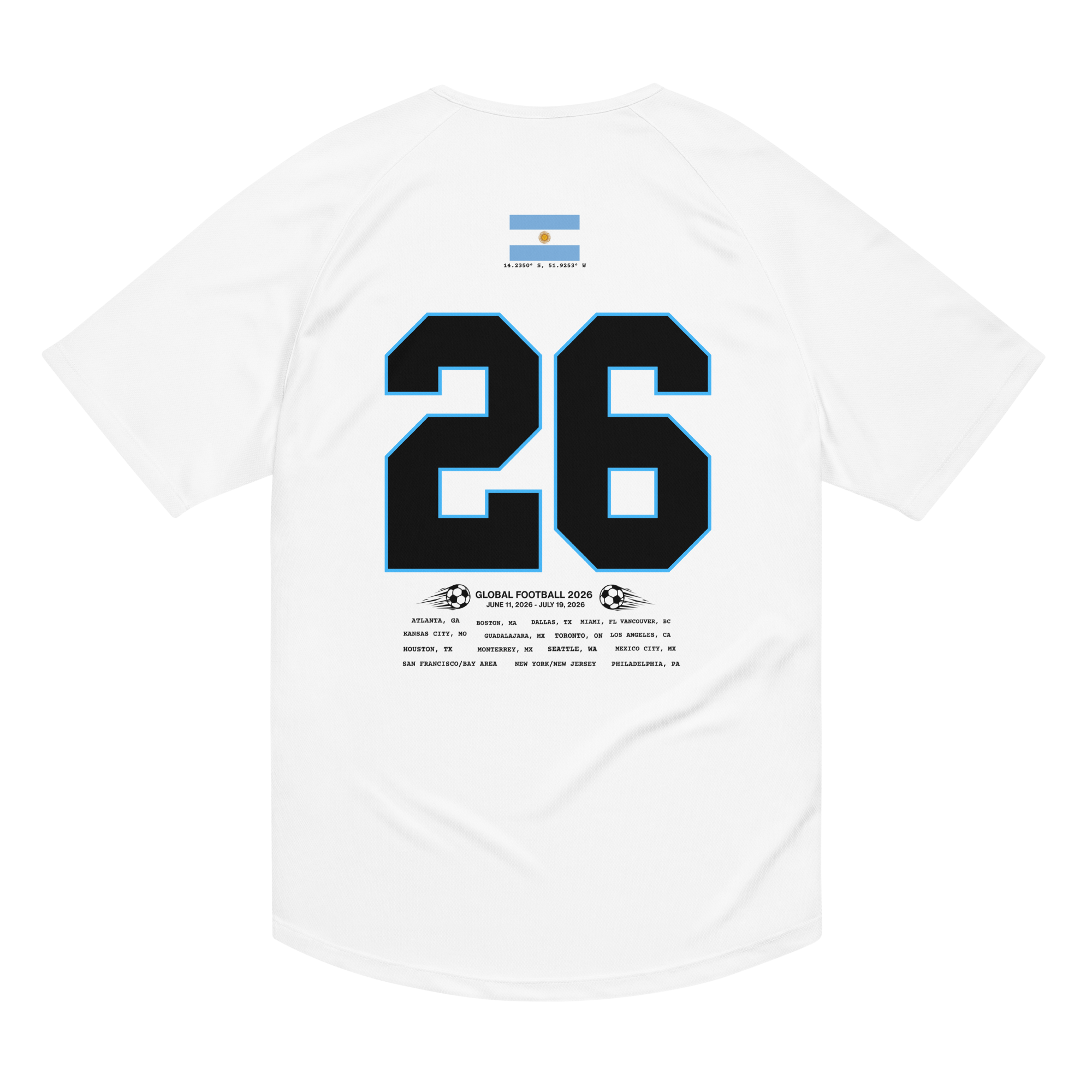 Argentina 2026 Streetwear Soccer Jersey