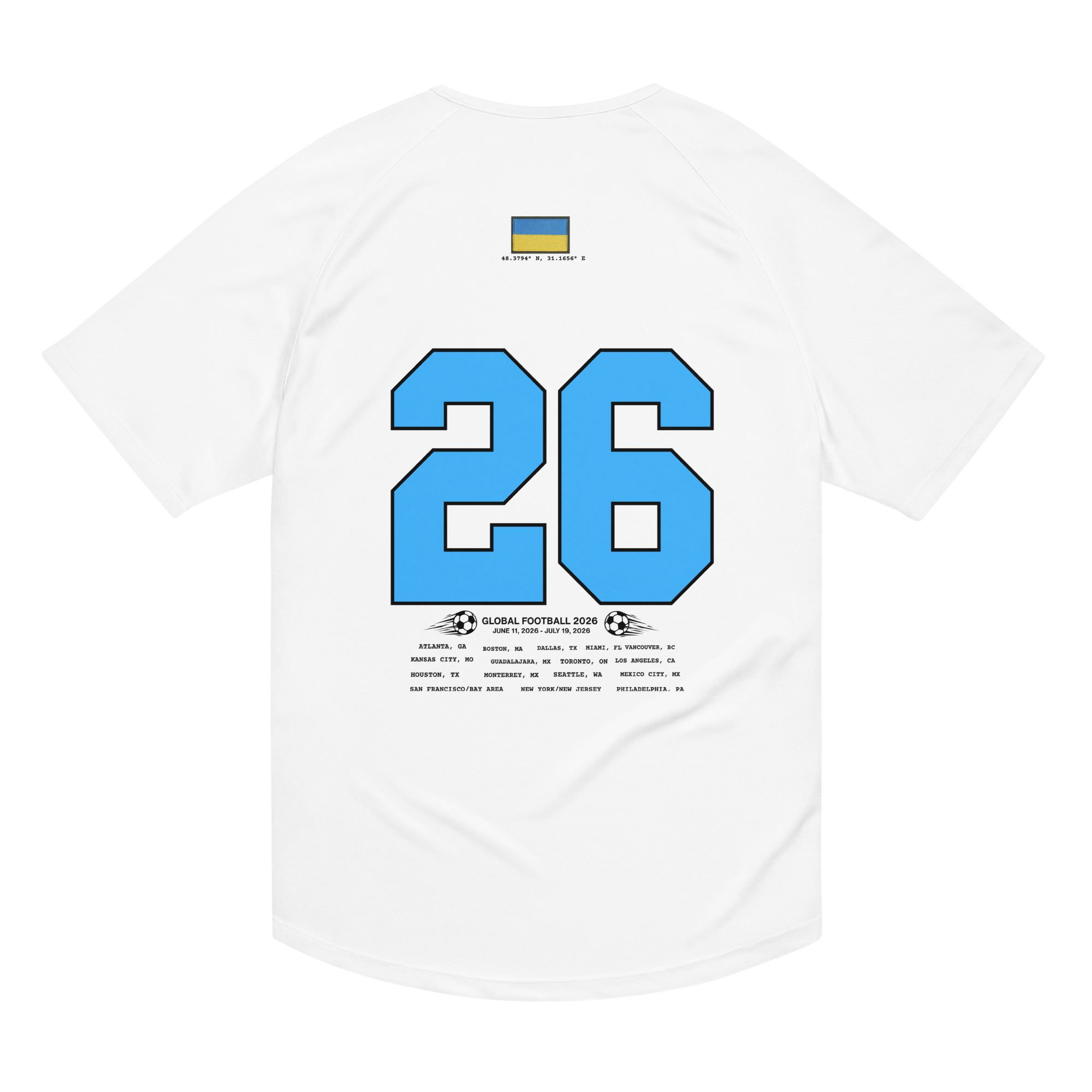 Ukraine 2026 Streetwear Soccer Jersey