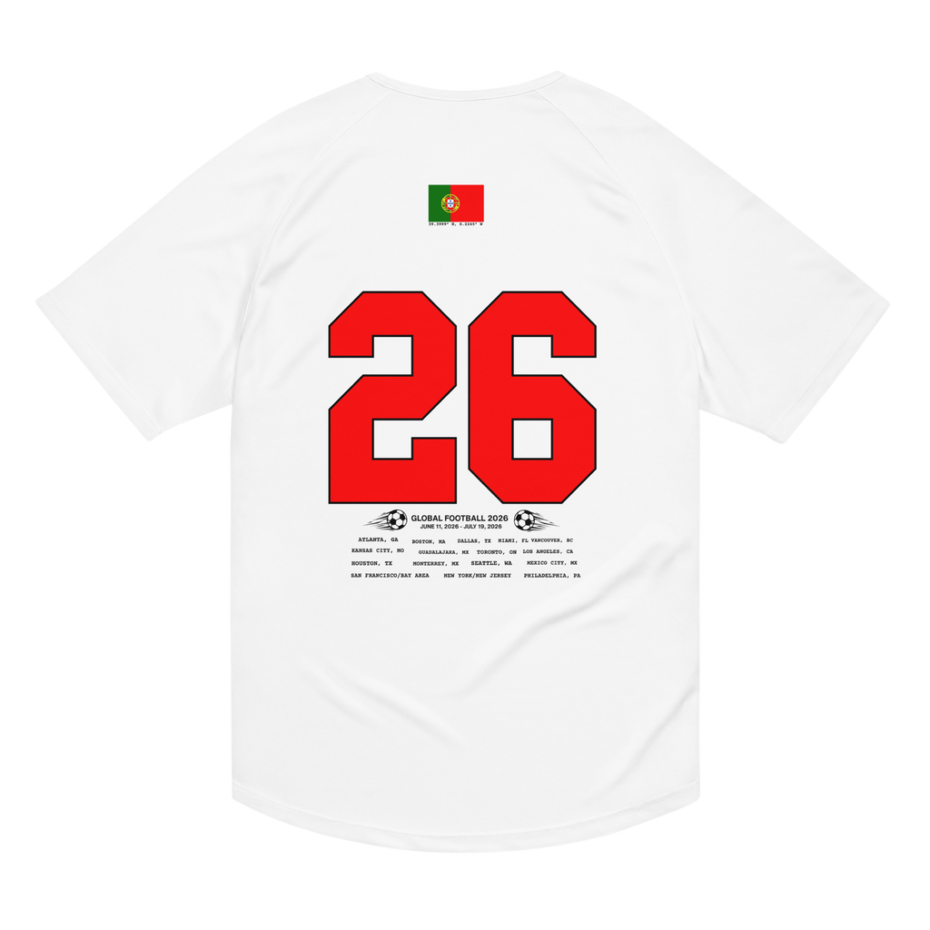 Portugal 2026 Streetwear Soccer Jersey