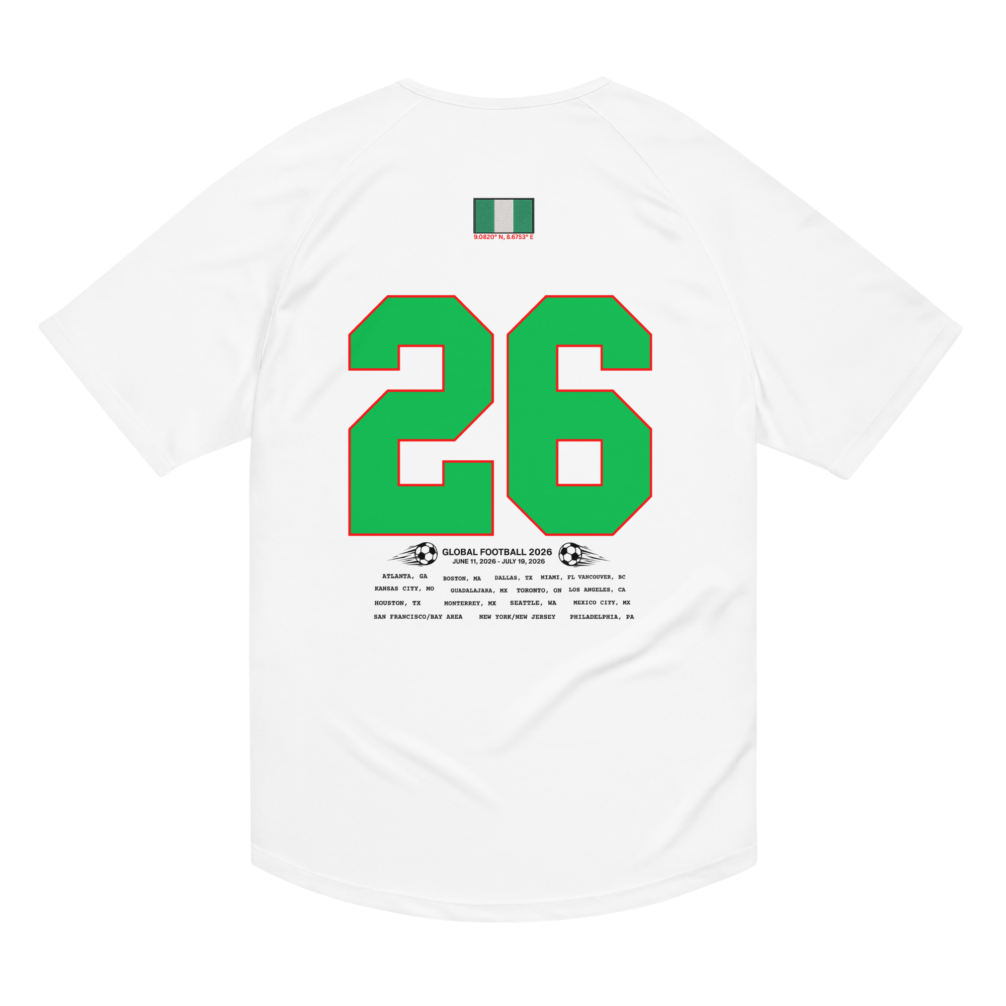 Nigeria 2026 Streetwear Soccer Jersey