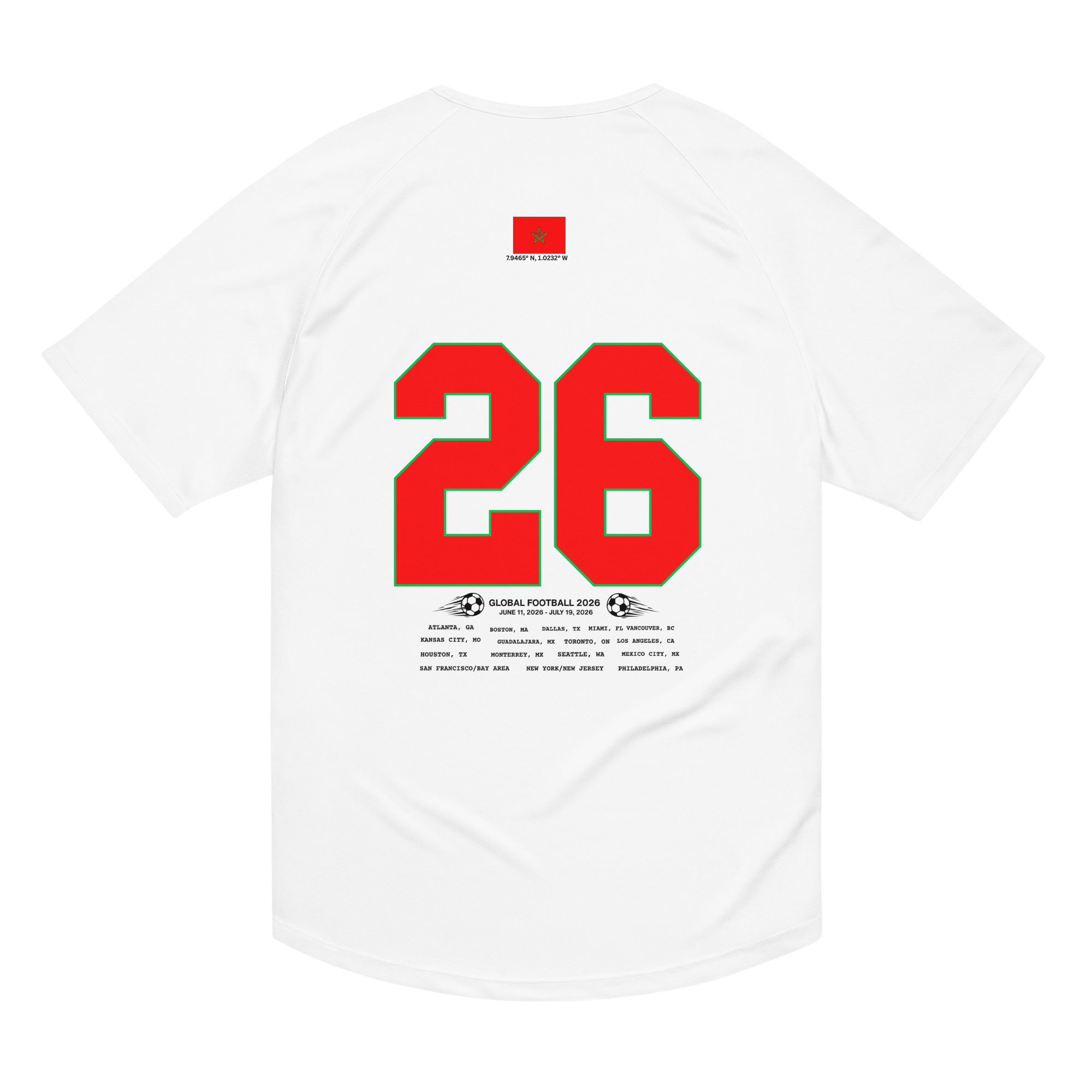MOROCCO 2026 Streetwear Soccer Jersey