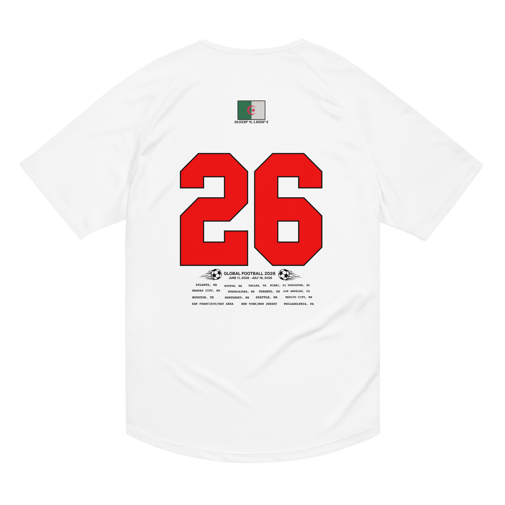 Algeria 2026 Streetwear Soccer Jersey