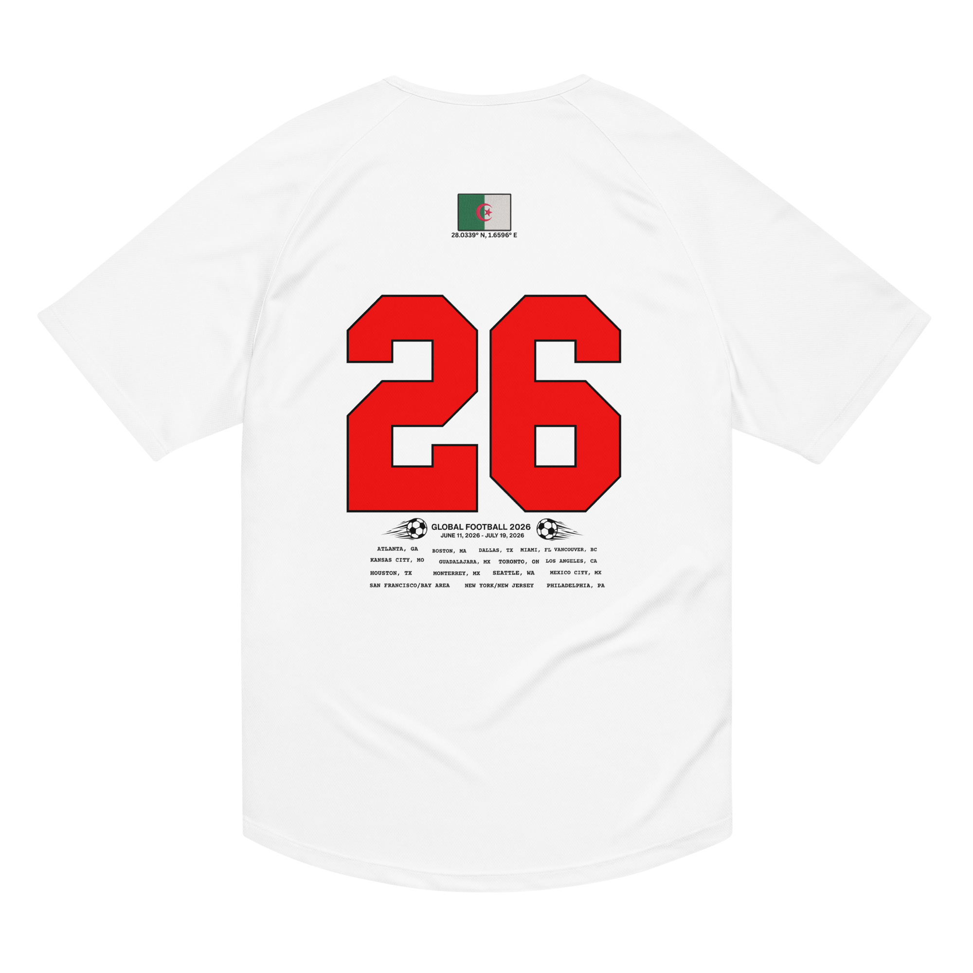 Algeria 2026 Streetwear Soccer Jersey
