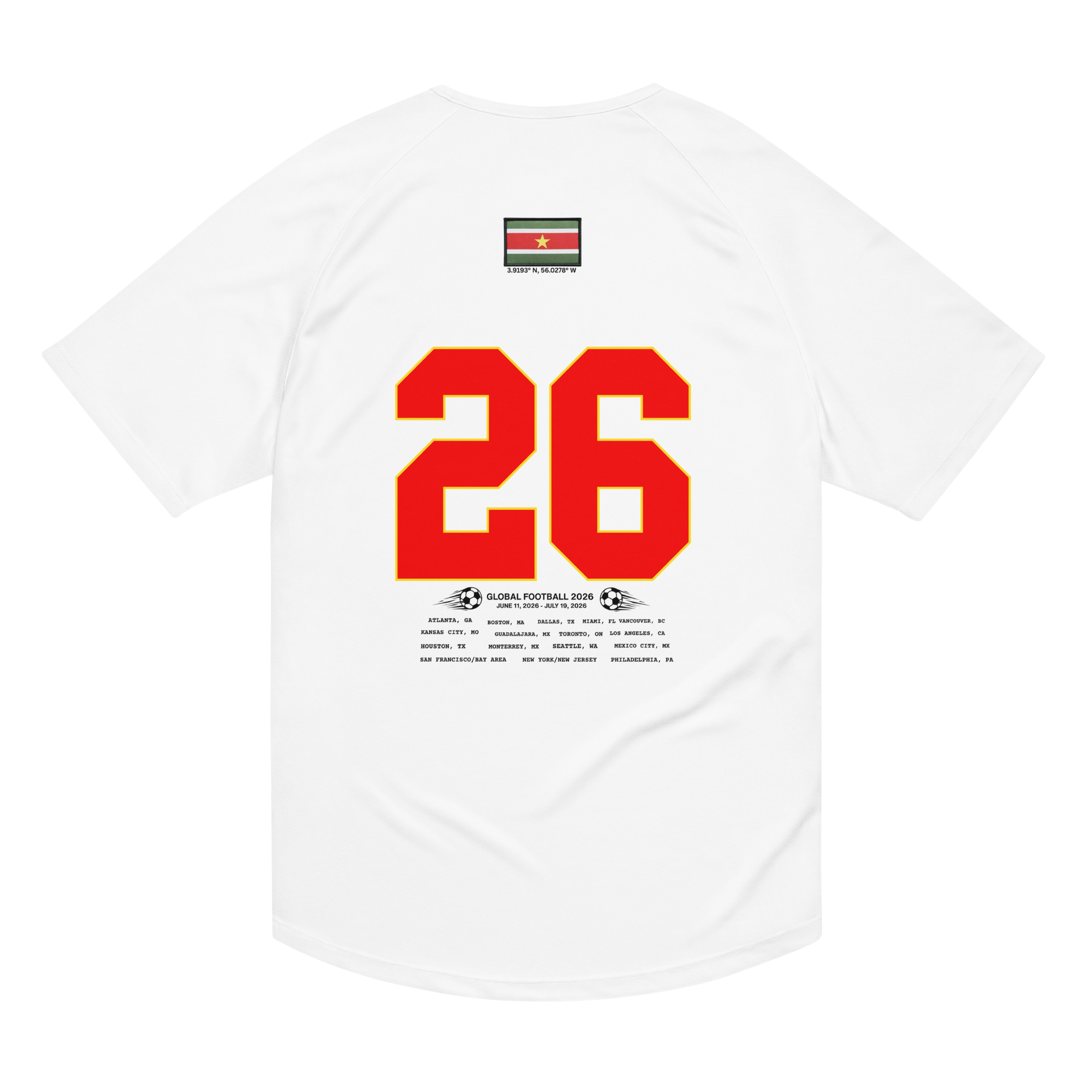 SURINAME 2026 Streetwear Soccer Jersey