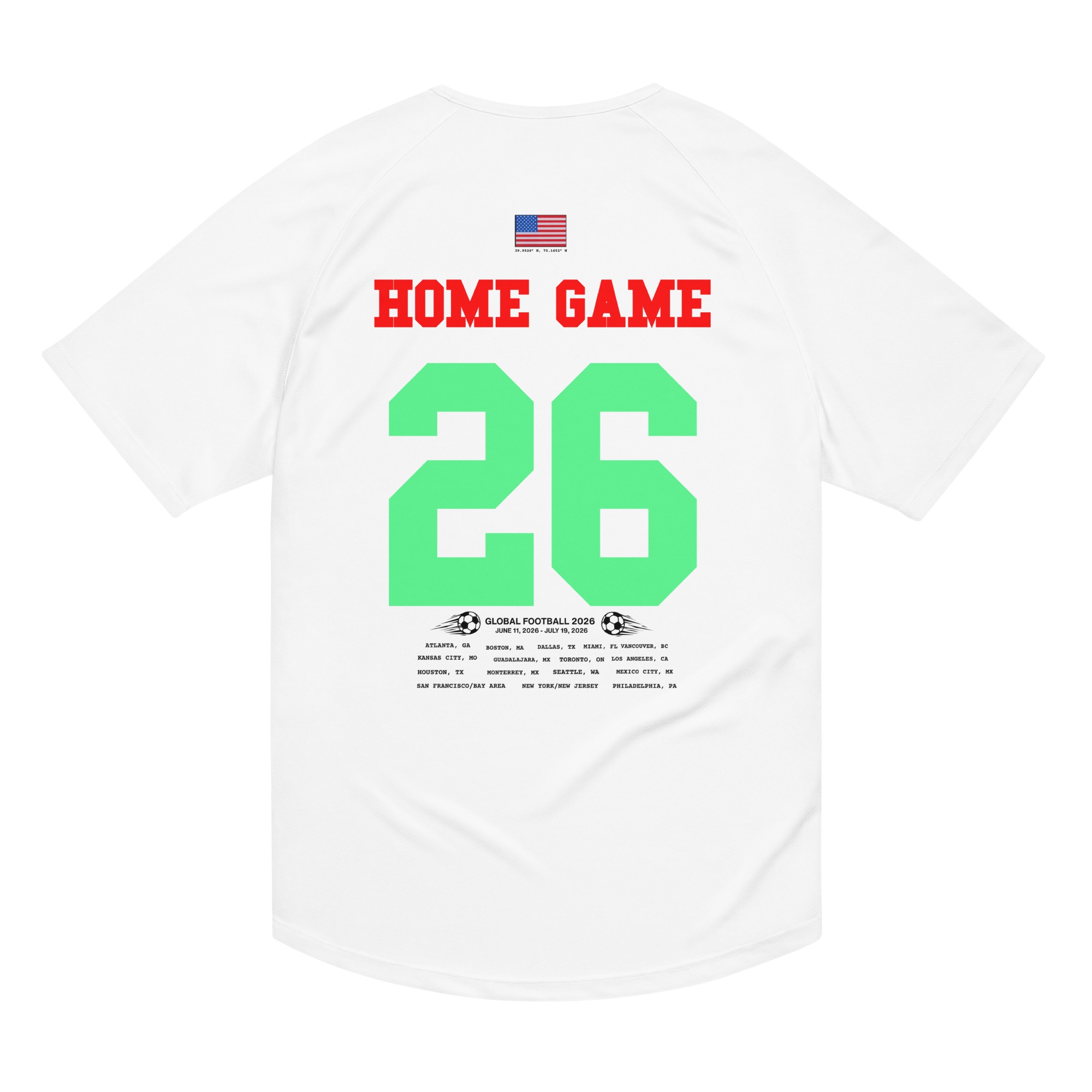 SEATTLE Host City 2026 Streetwear Soccer Jersey