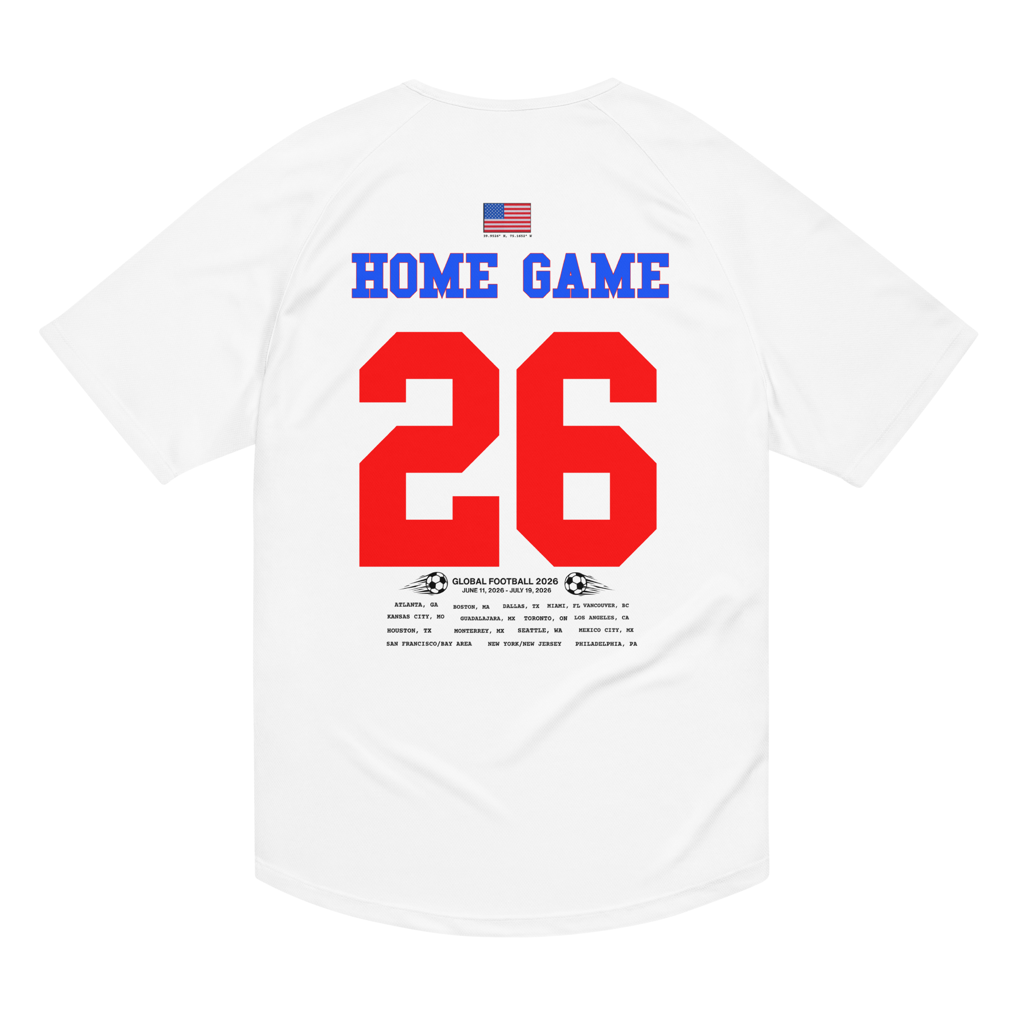 Philadelphia Host City 2026 Streetwear Soccer Jersey