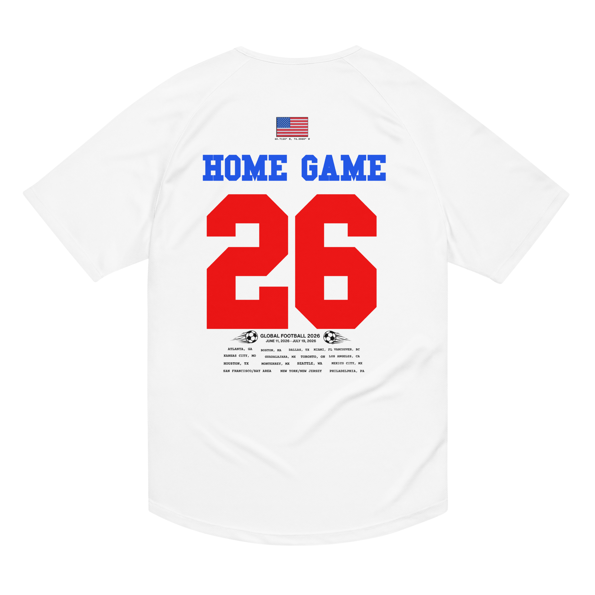 NEW YORK Host City 2026 Streetwear Soccer Jersey