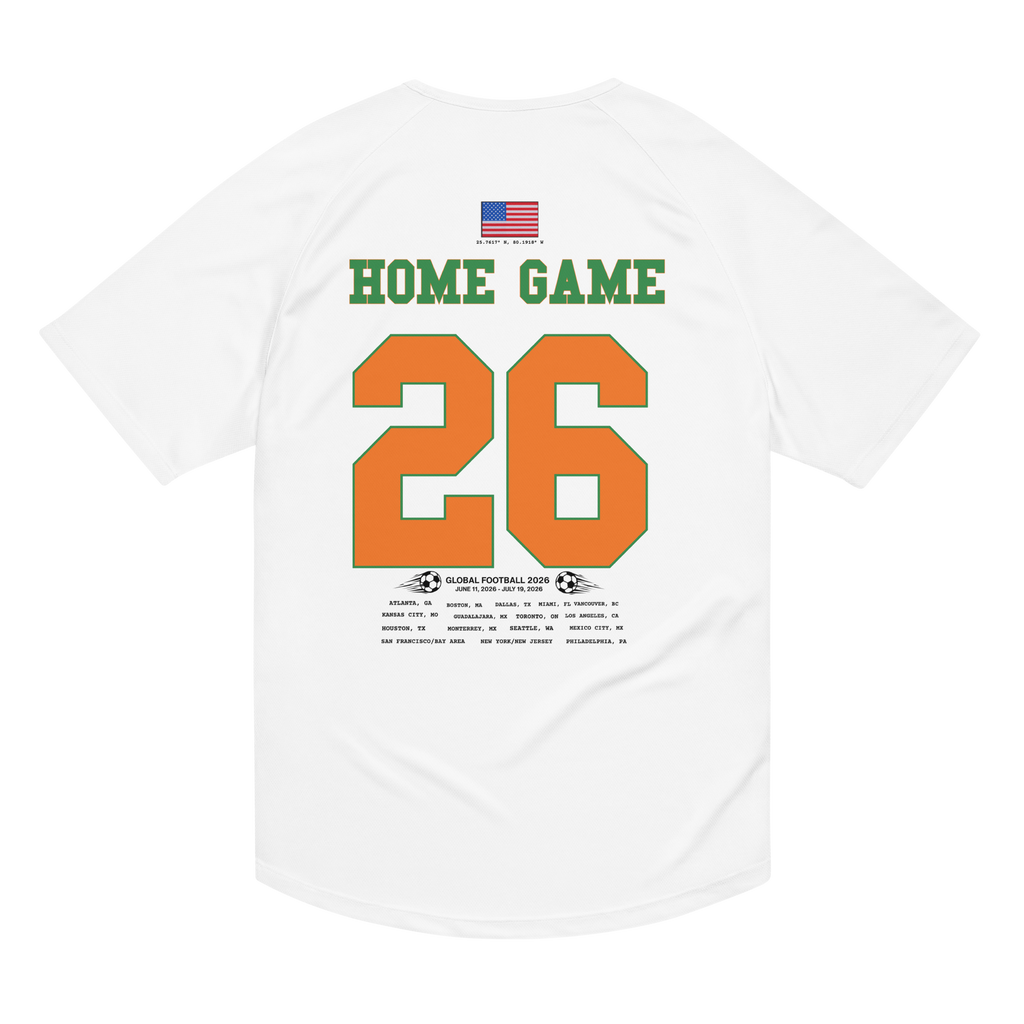 MIAMI Host City 2026 Streetwear Soccer Jersey