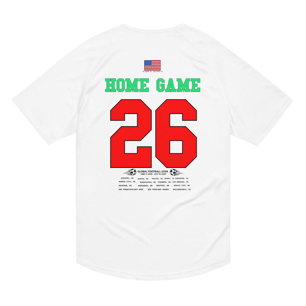 BAY AREA Host City 2026 Streetwear Soccer Jersey