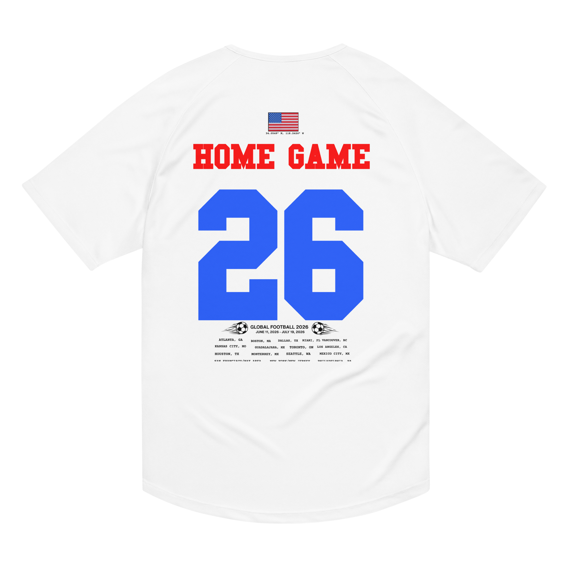 Los Angeles Host City 2026 Streetwear Soccer Jersey