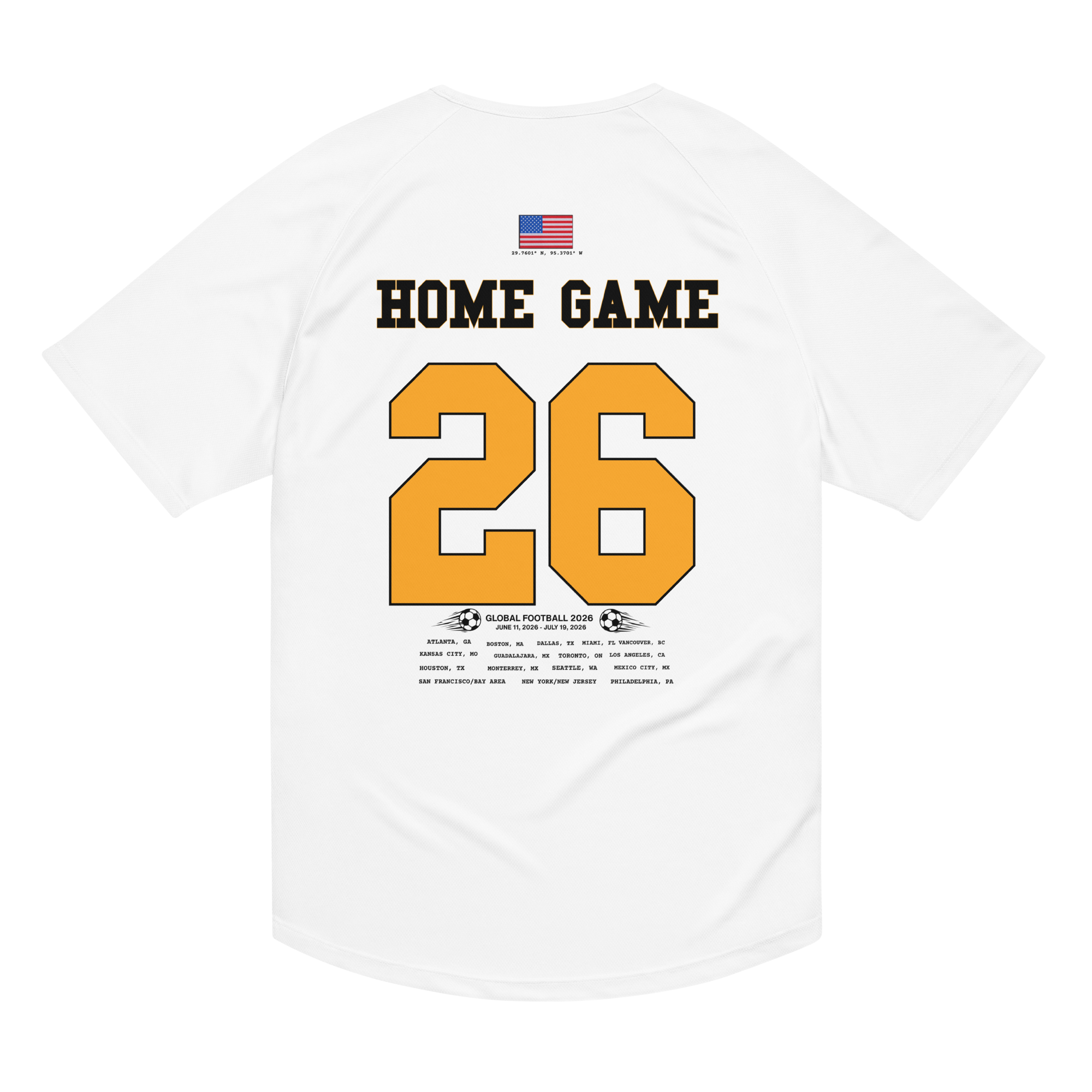 HOUSTON World Cup 2026 Streetwear Soccer Jersey