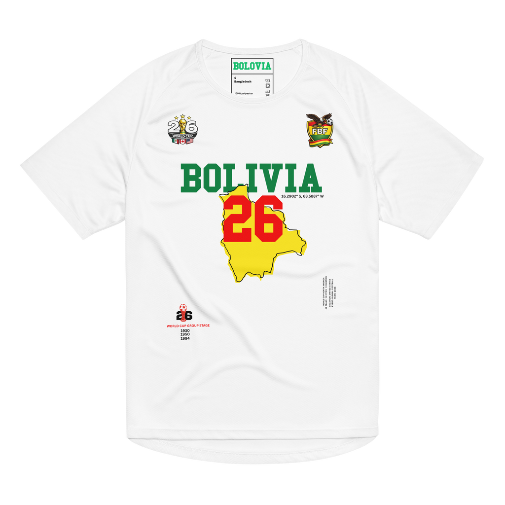 BOLIVIA 2026 World Cup Streetwear Soccer Jersey