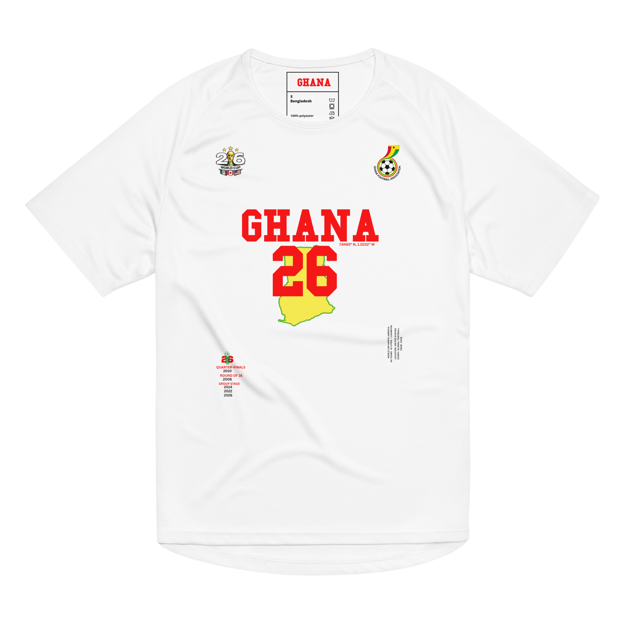 Ghana World Cup 2026 Streetwear Soccer Jersey