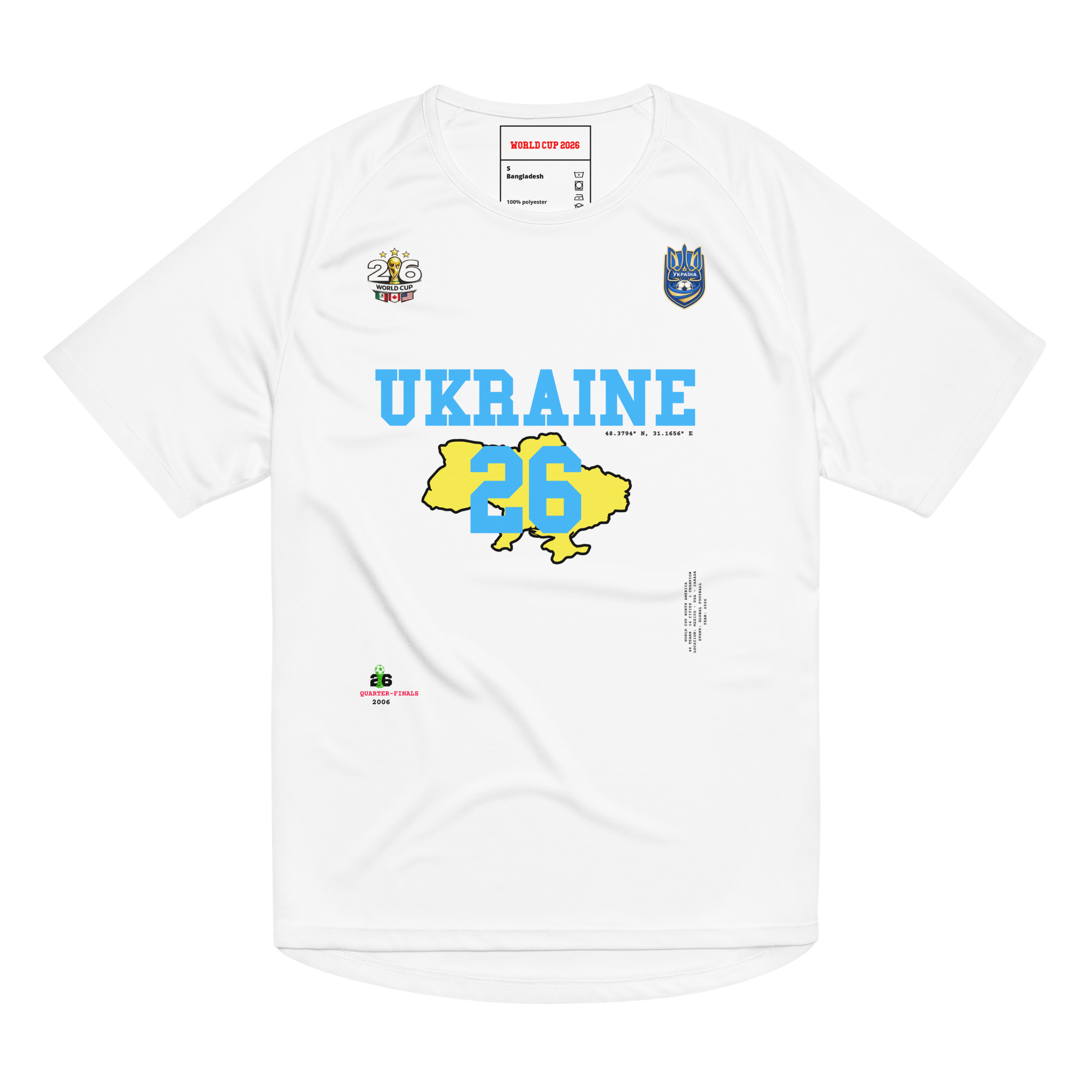 Ukraine World Cup 2026 Streetwear Jersey