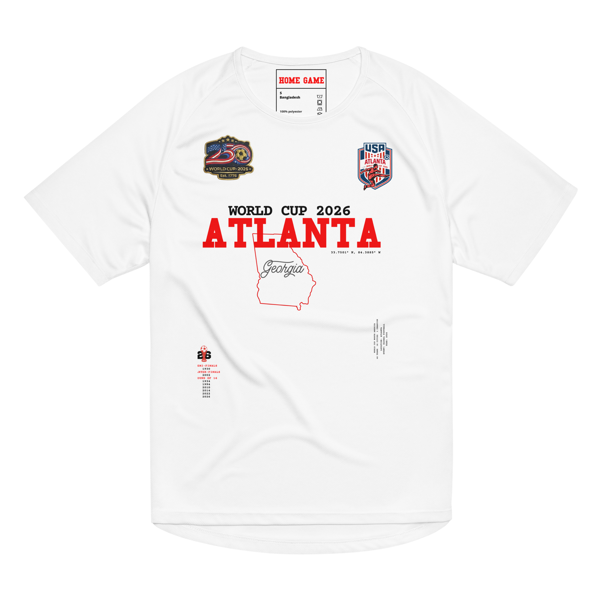 ATLANTA World Cup 2026 Streetwear Soccer Jersey