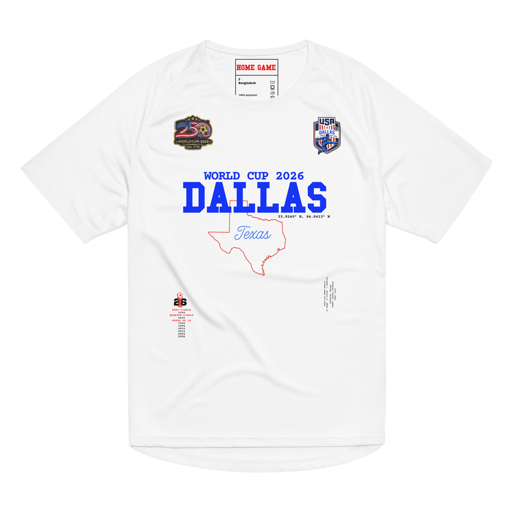 DALLAS World Cup 2026 Streetwear Soccer Jersey