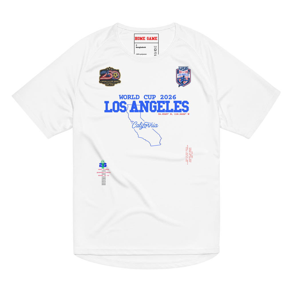 Los AngelesWorld Cup 2026 Streetwear Soccer Jersey