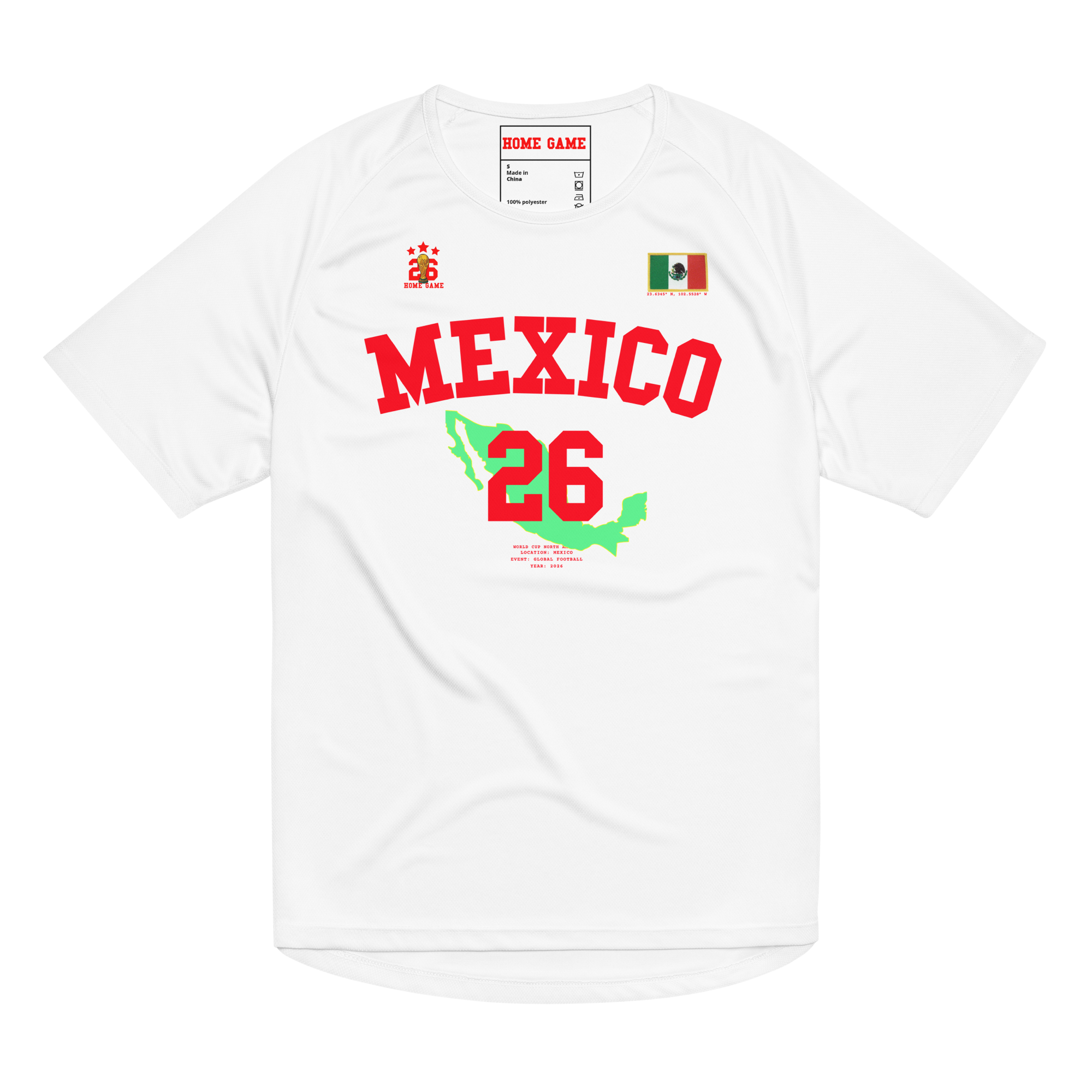 Mexico 2026 World Cup Streetwear Jersey