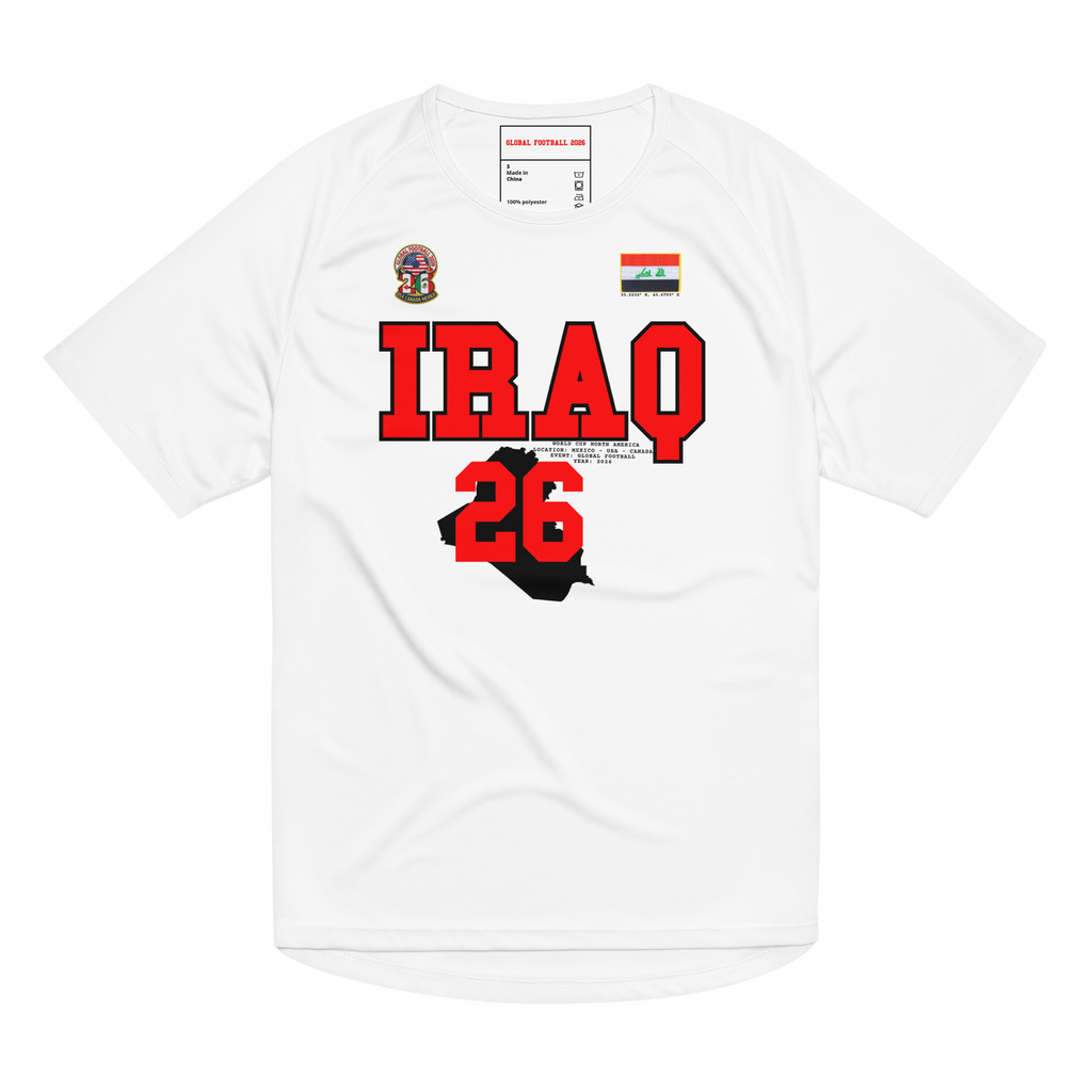 IRAQ 2026 Streetwear Soccer Jersey