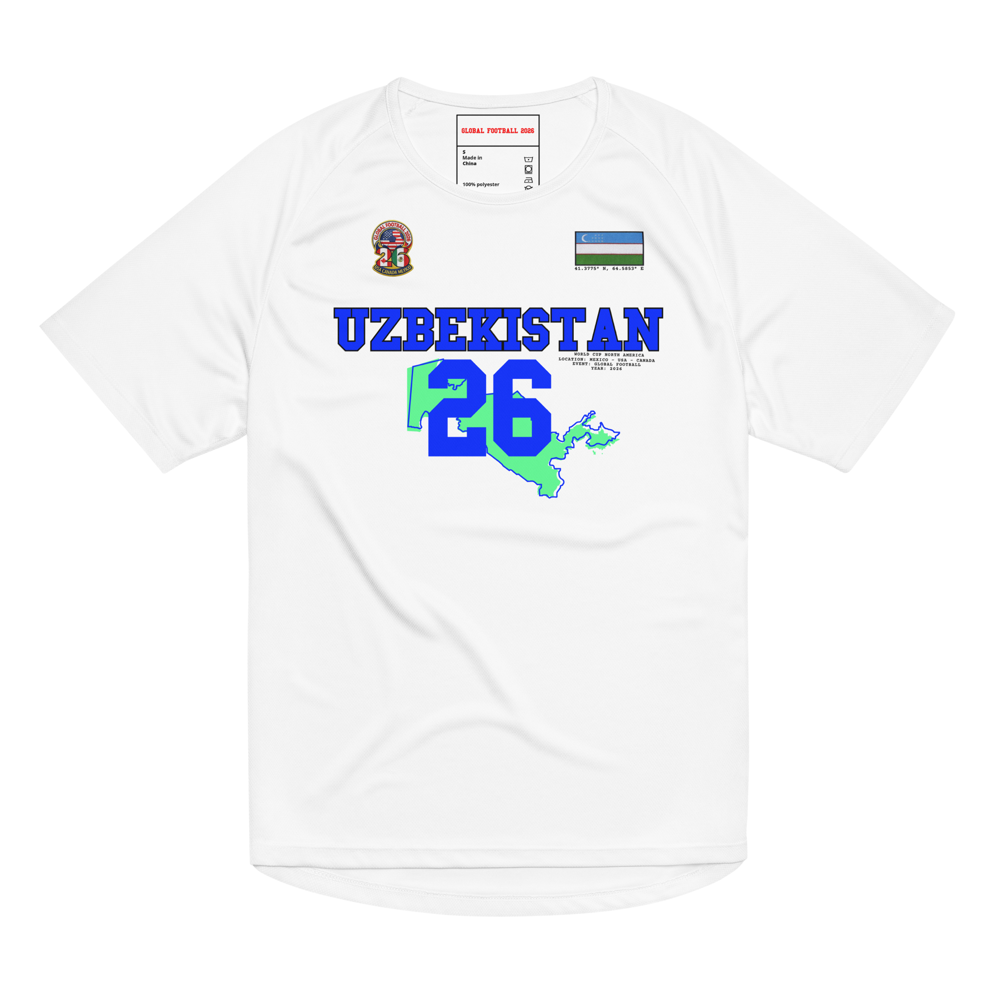 UZBEKISTAN 2026 Streetwear Soccer Jersey