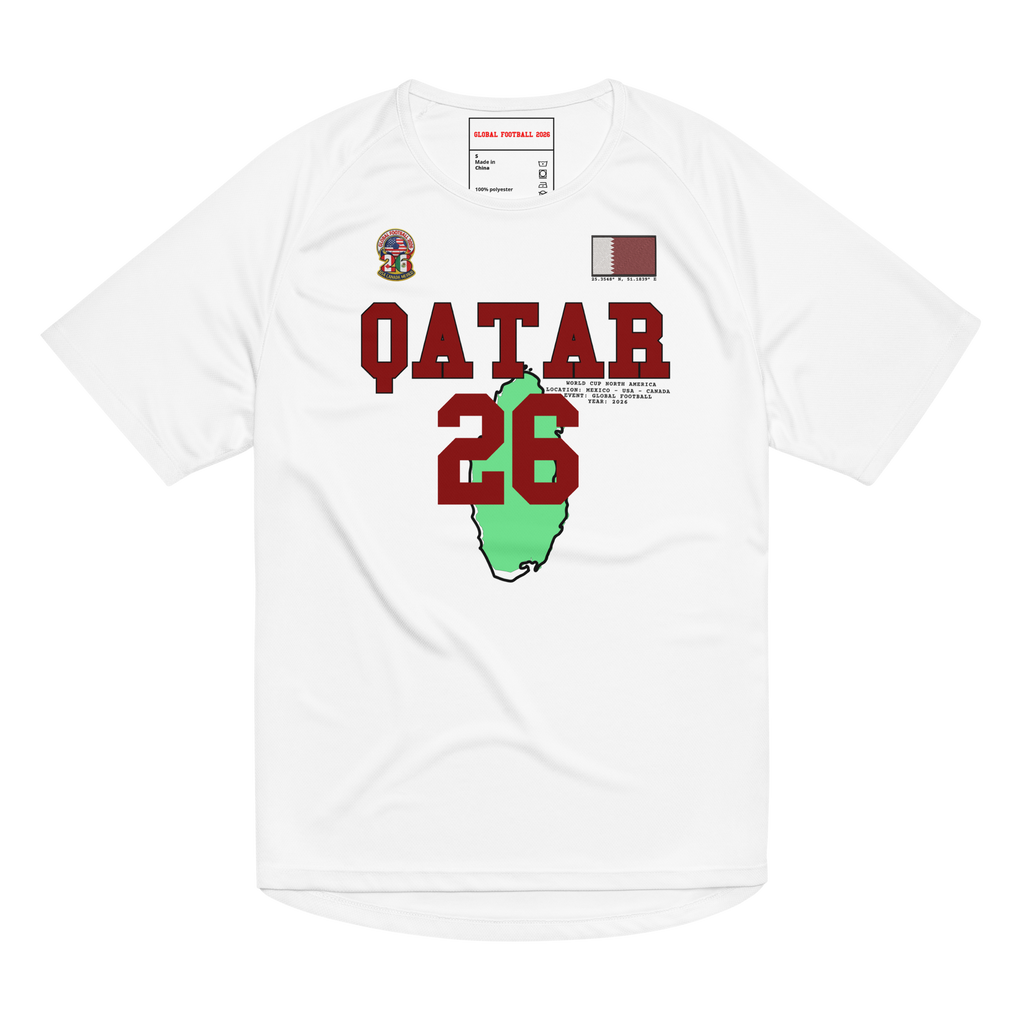 Qatar 2026 World Cup Streetwear Soccer Jersey