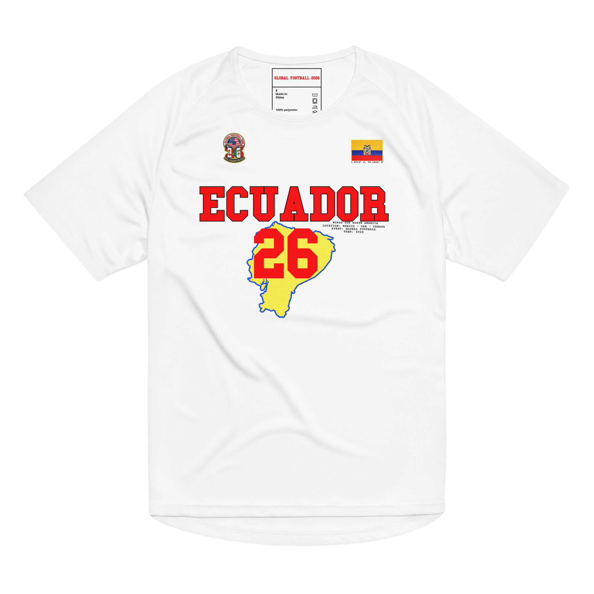 Ecuador 2026 Streetwear Soccer Jersey