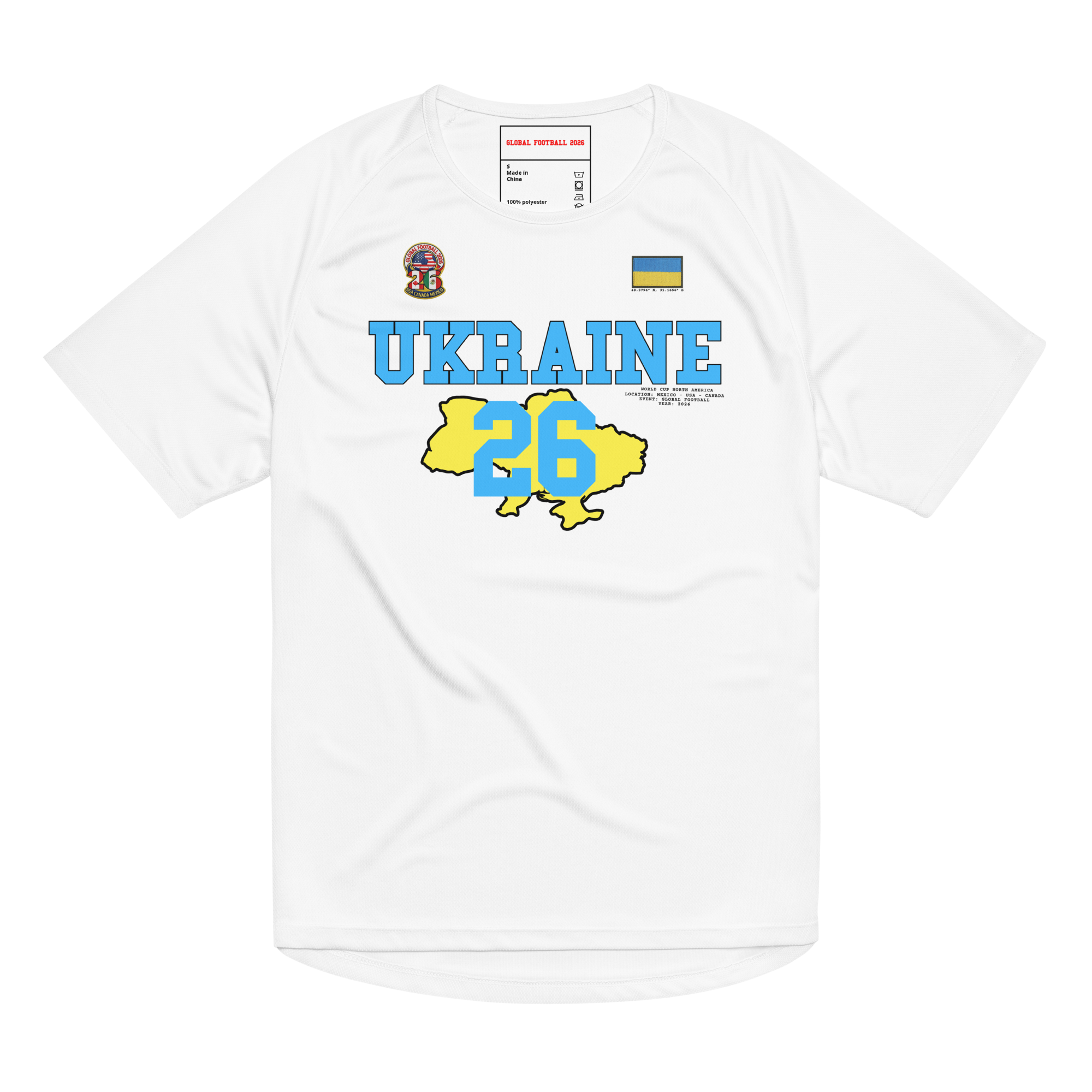 Ukraine 2026 Streetwear Soccer Jersey