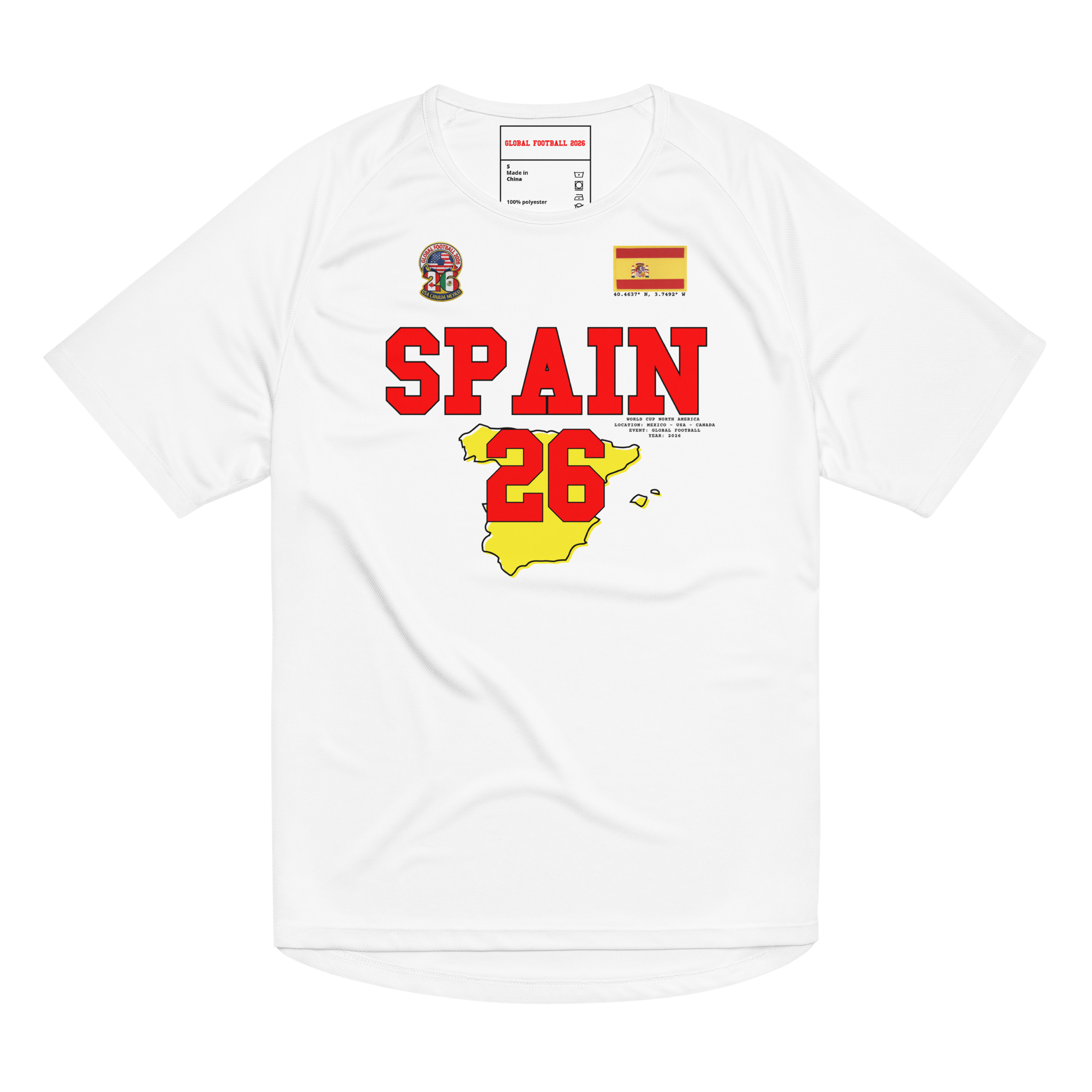 Spain 2026 Streetwear Soccer Jersey