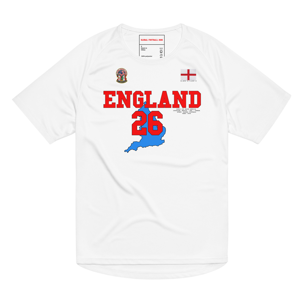 England 2026 World Cup 2026 Streetwear Soccer Jersey