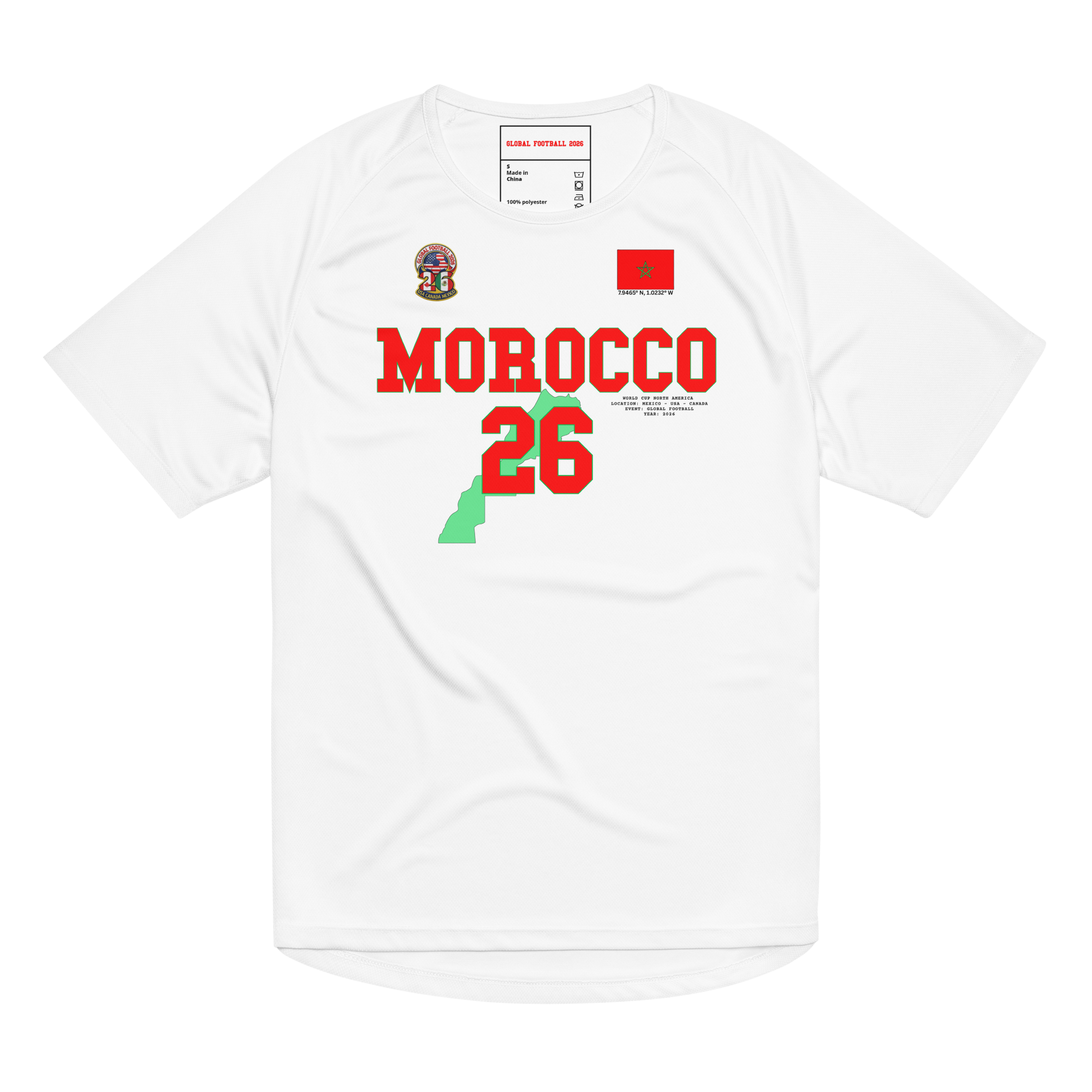 MOROCCO 2026 Streetwear Soccer Jersey