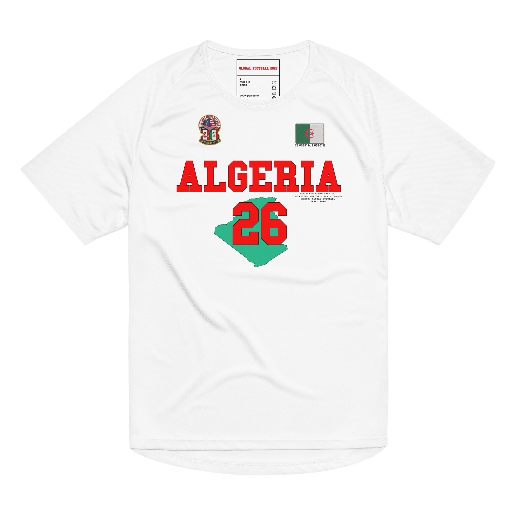 Algeria 2026 Streetwear Soccer Jersey