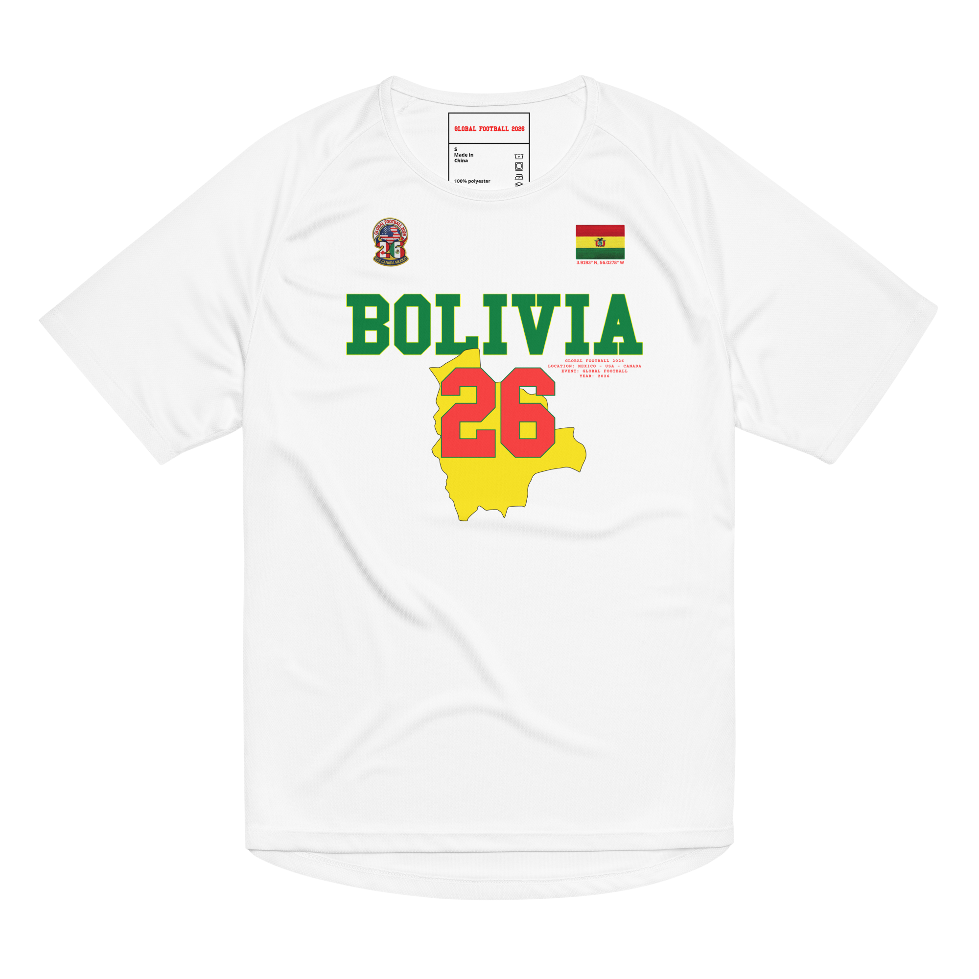 BOLIVIA 2026 Streetwear Soccer Jersey