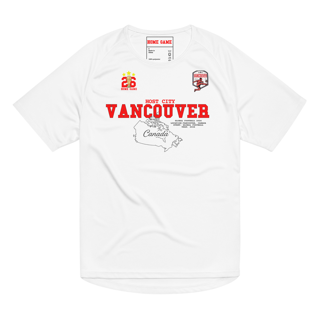 VANCOUVER Host City 2026 Streetwear Soccer Jersey