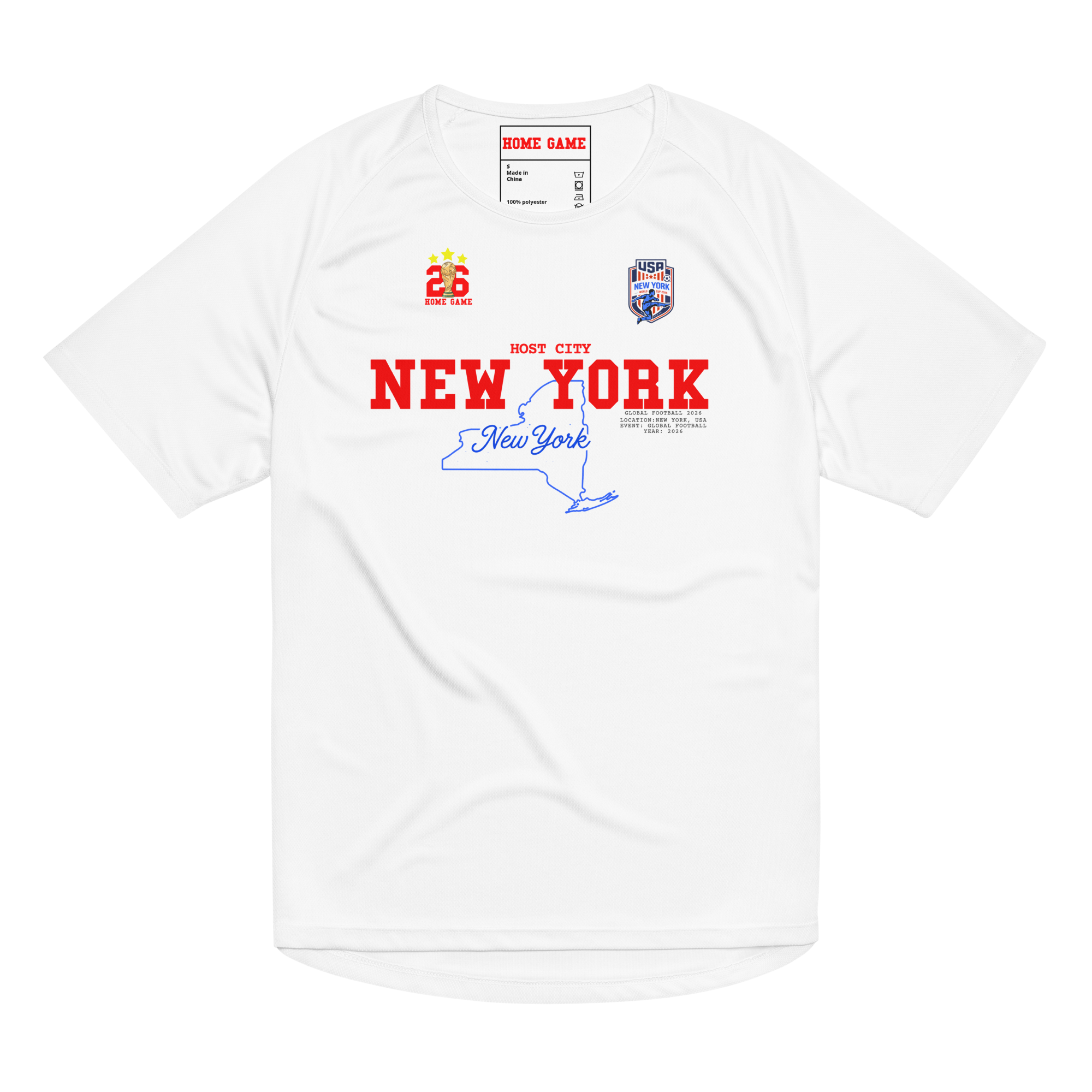 NEW YORK Host City 2026 Streetwear Soccer Jersey