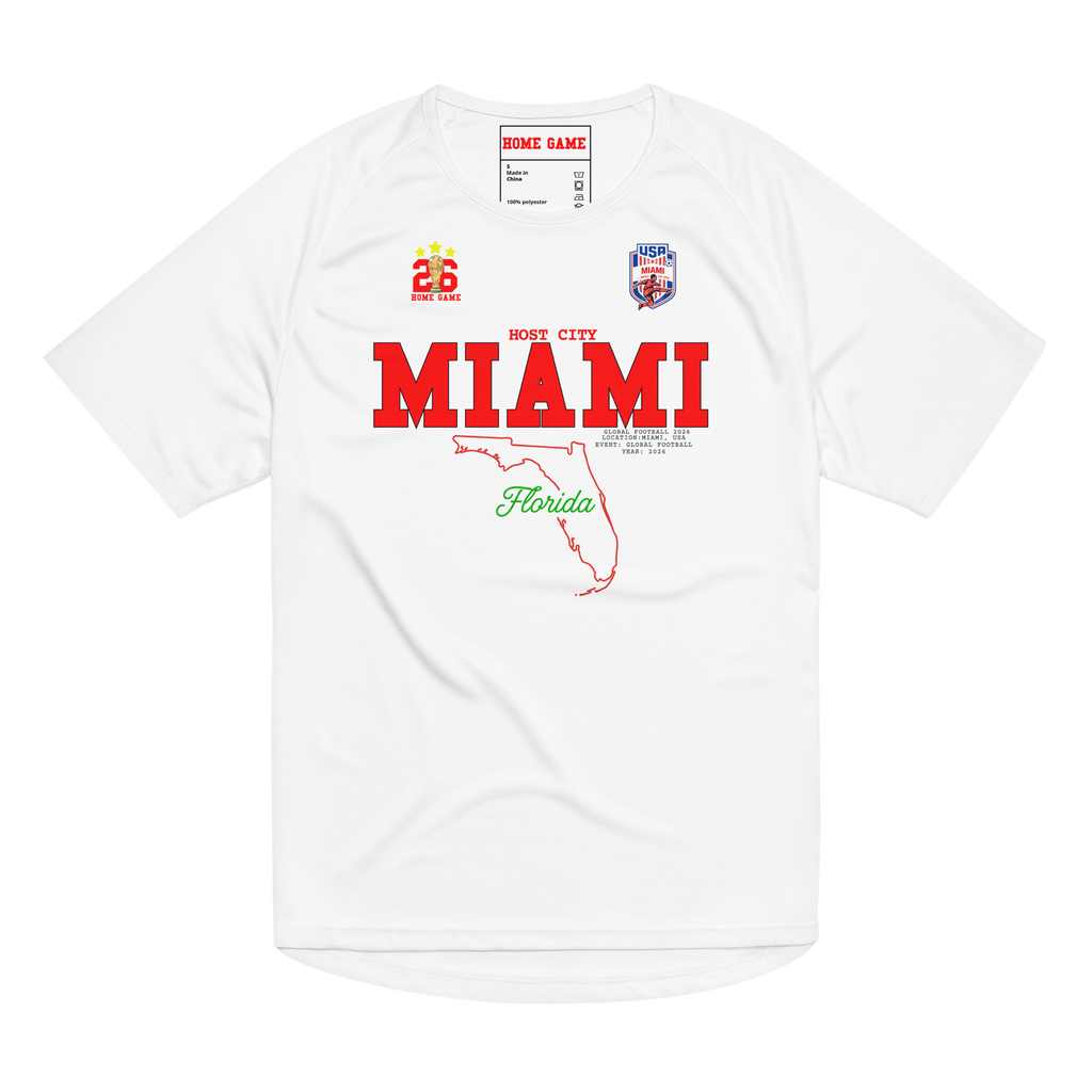 MIAMI Host City 2026 Streetwear Soccer Jersey