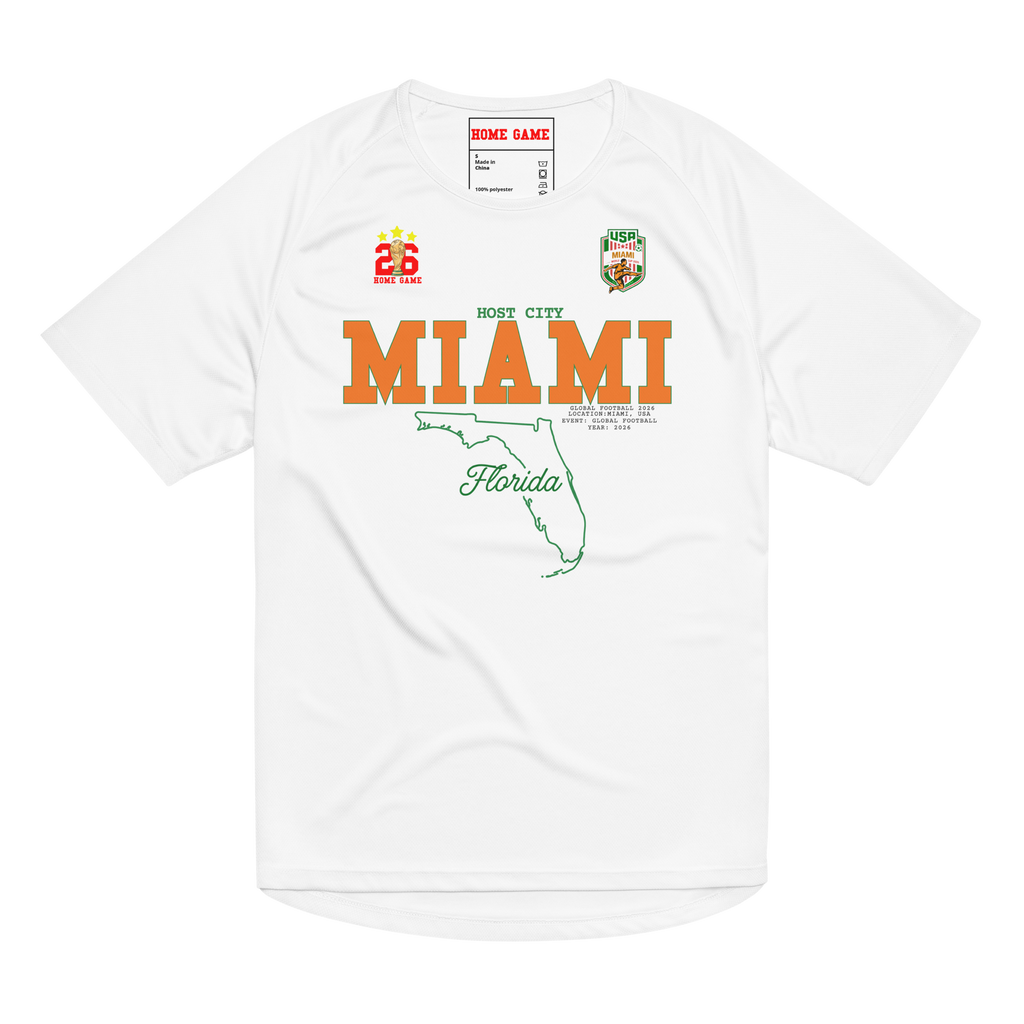 MIAMI Host City 2026 Streetwear Soccer Jersey