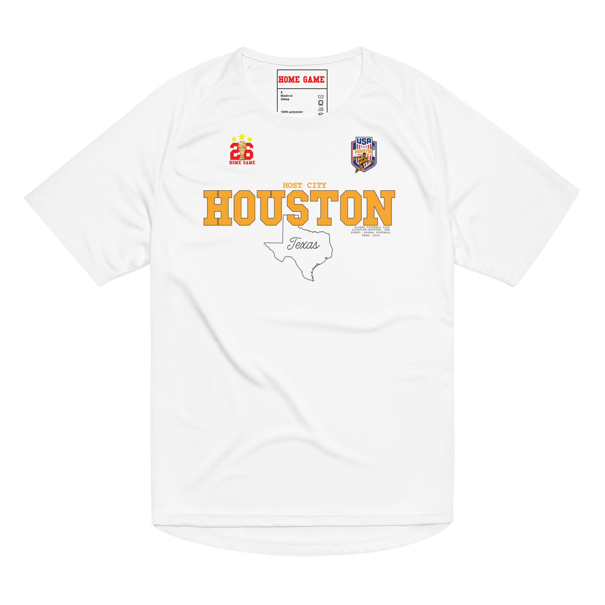 HOUSTON World Cup 2026 Streetwear Soccer Jersey