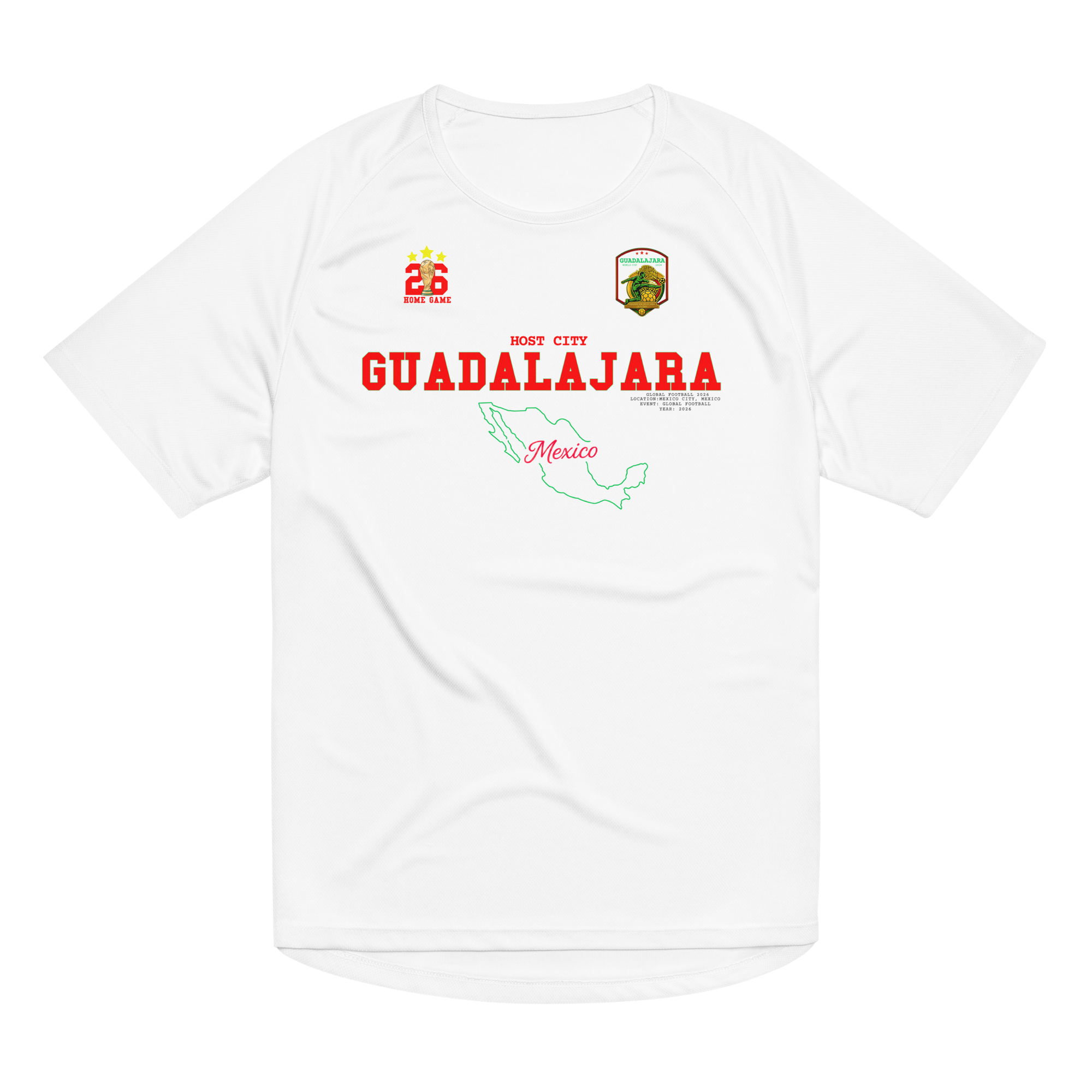 GUADALAJARA Host City 2026 Streetwear Soccer Jersey