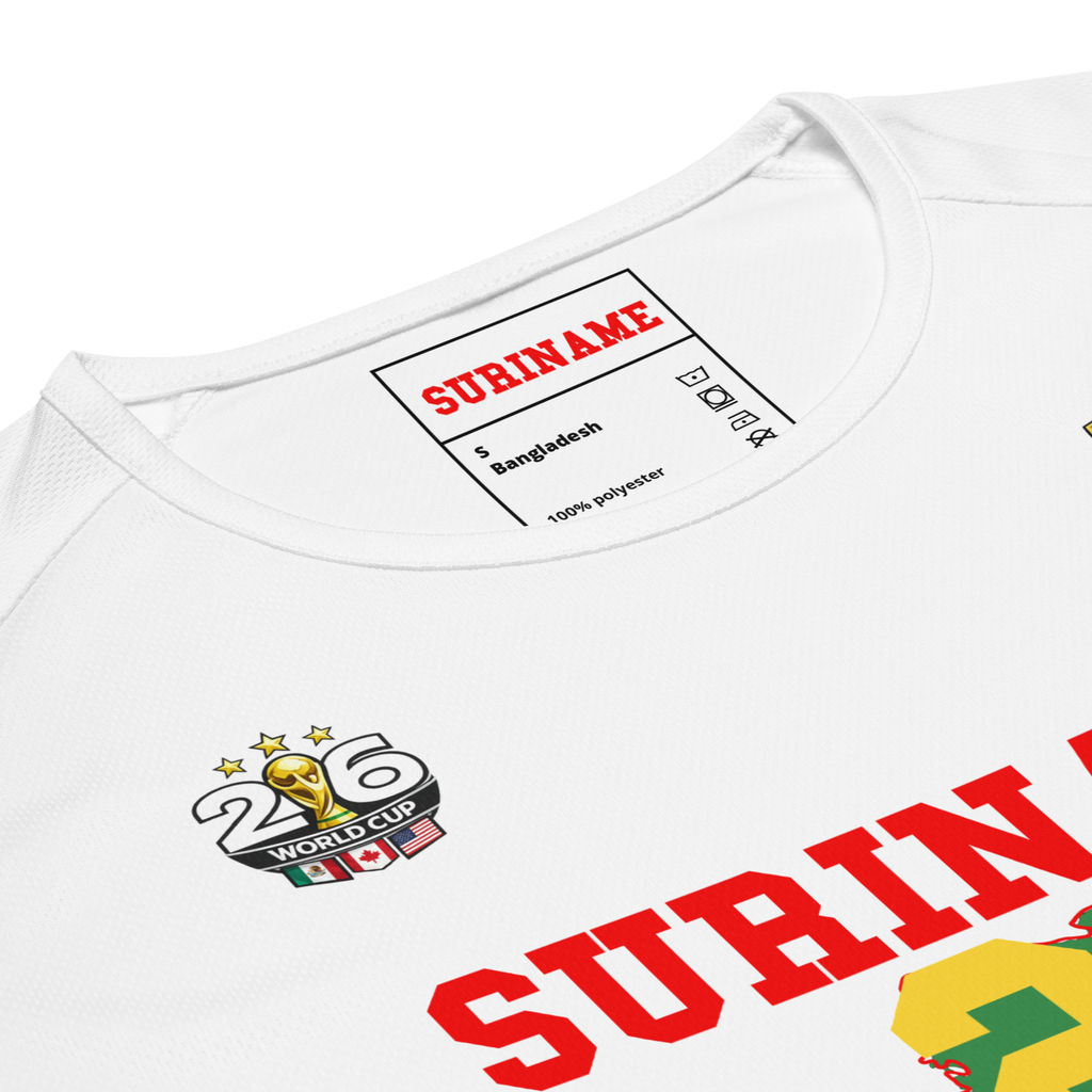 SURINAME 2026 World Cup Streetwear Soccer Jersey