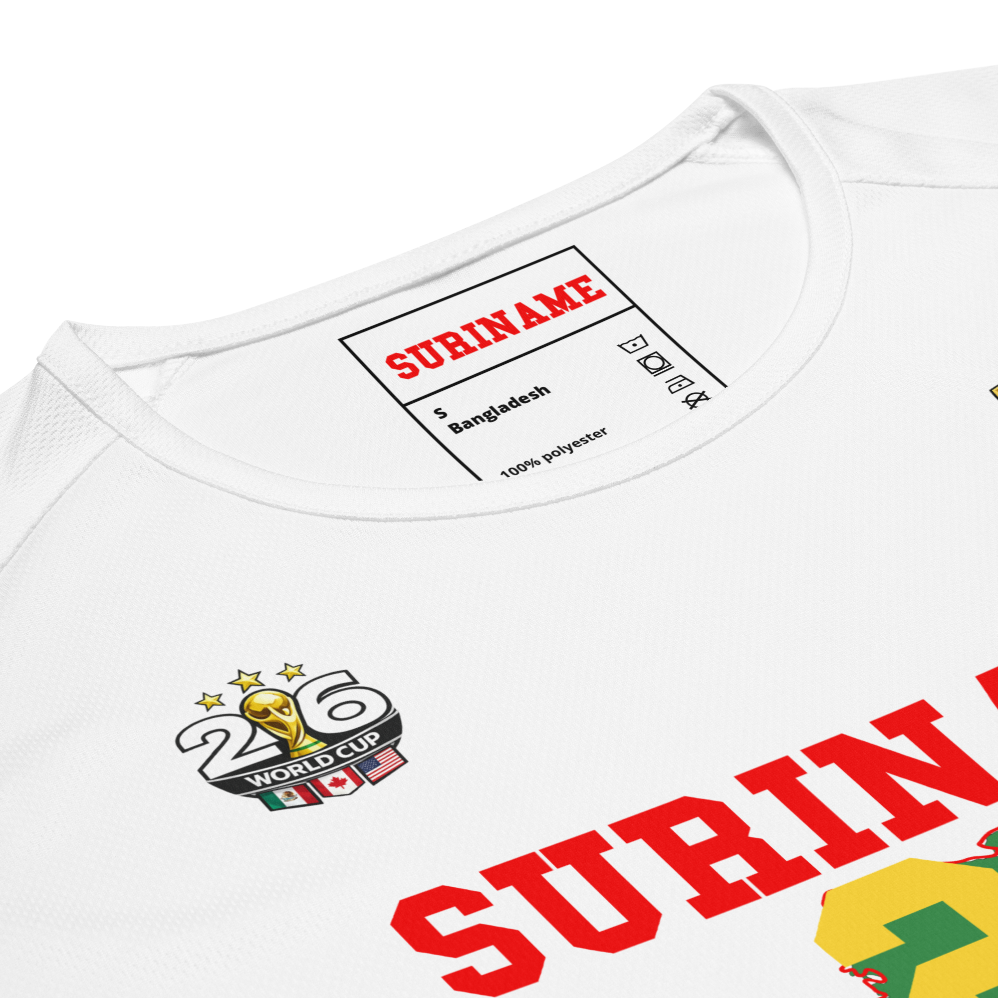 SURINAME 2026 World Cup Streetwear Soccer Jersey