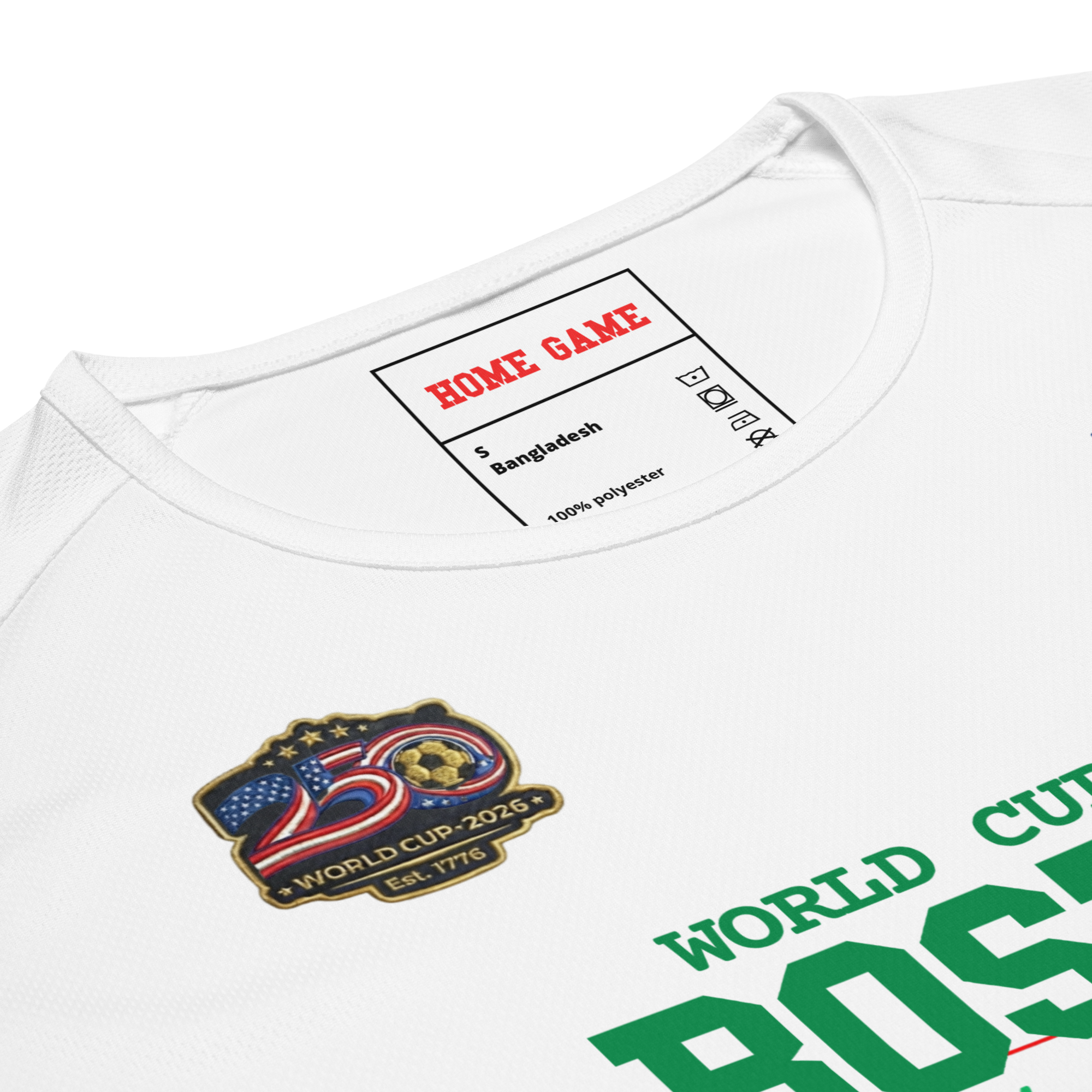 BOSTON World Cup 2026 Streetwear Soccer Jersey