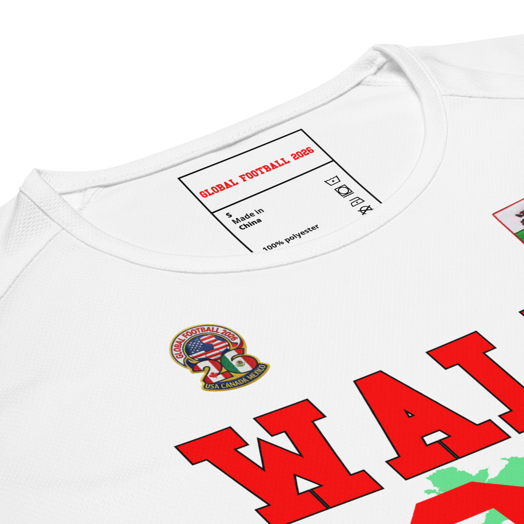 WALES 2026 World Cup Streetwear Soccer Jersey