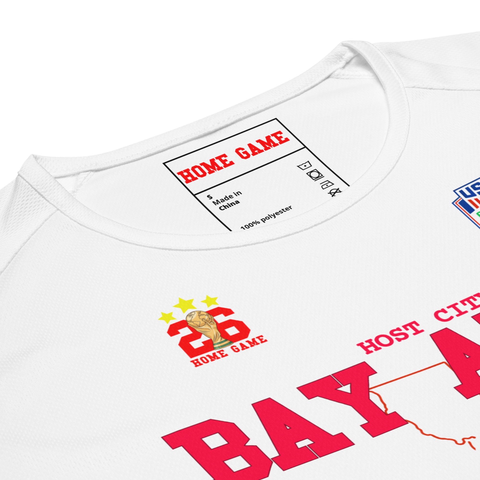 BAY AREA Host City 2026 Streetwear Soccer Jersey